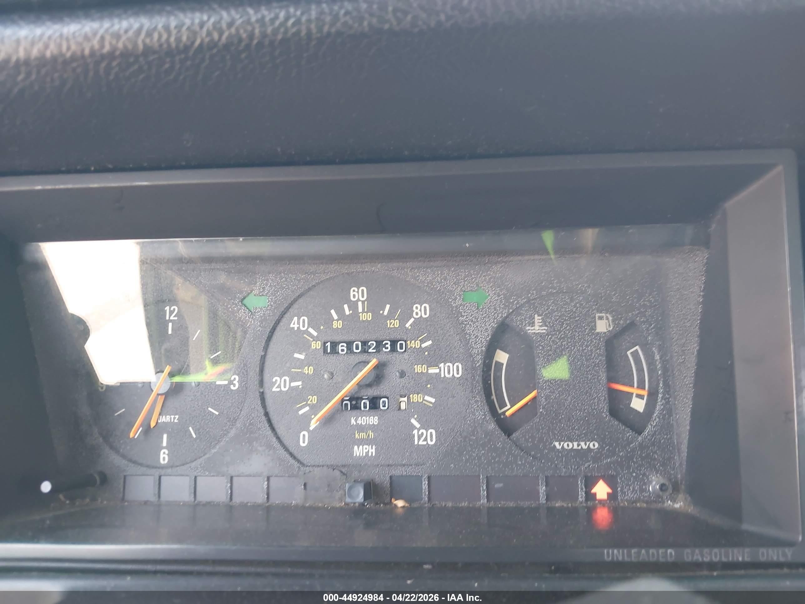 1992 Volvo 240 Gl Gray vin: YV1AS8802N1467286