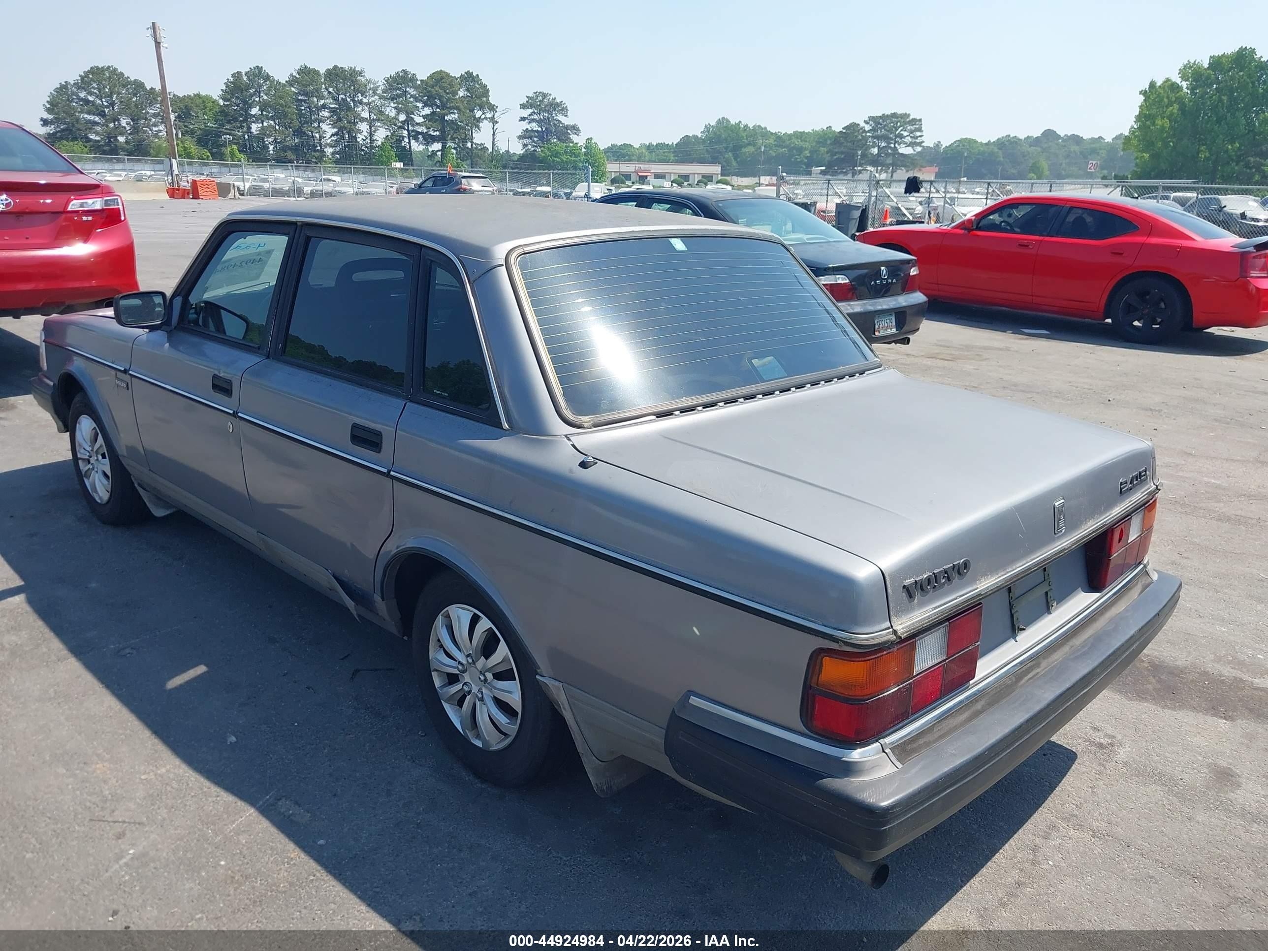 1992 Volvo 240 Gl Gray vin: YV1AS8802N1467286