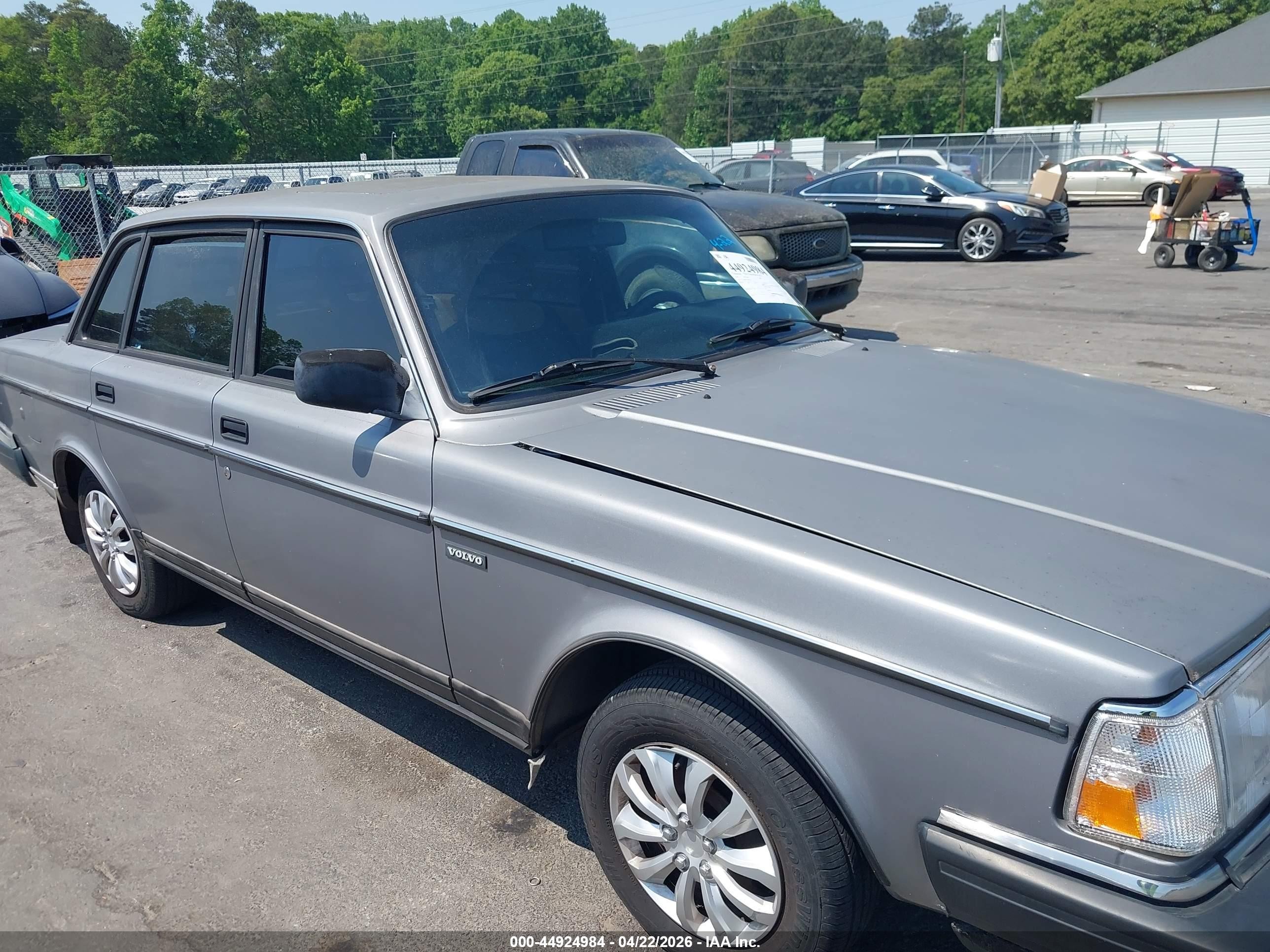 1992 Volvo 240 Gl Gray vin: YV1AS8802N1467286