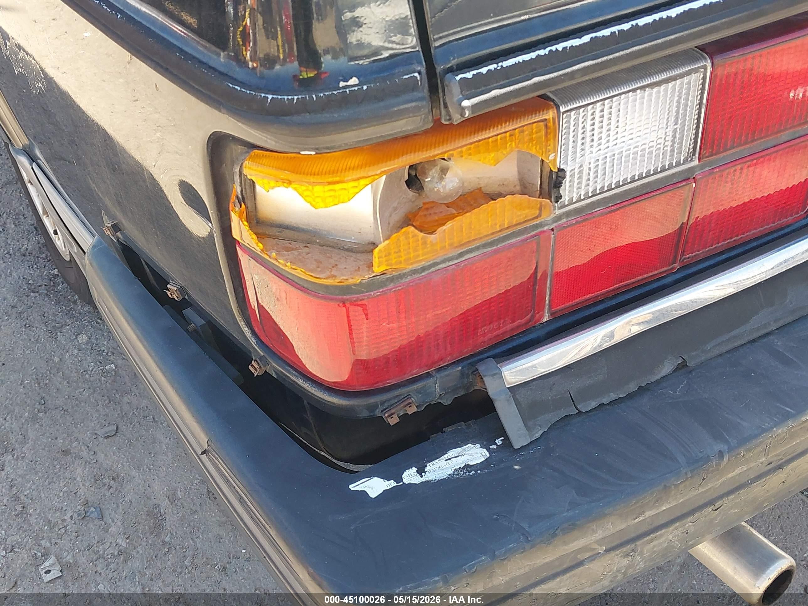 1992 Volvo 240 Gl Black vin: YV1AS8803N1460279