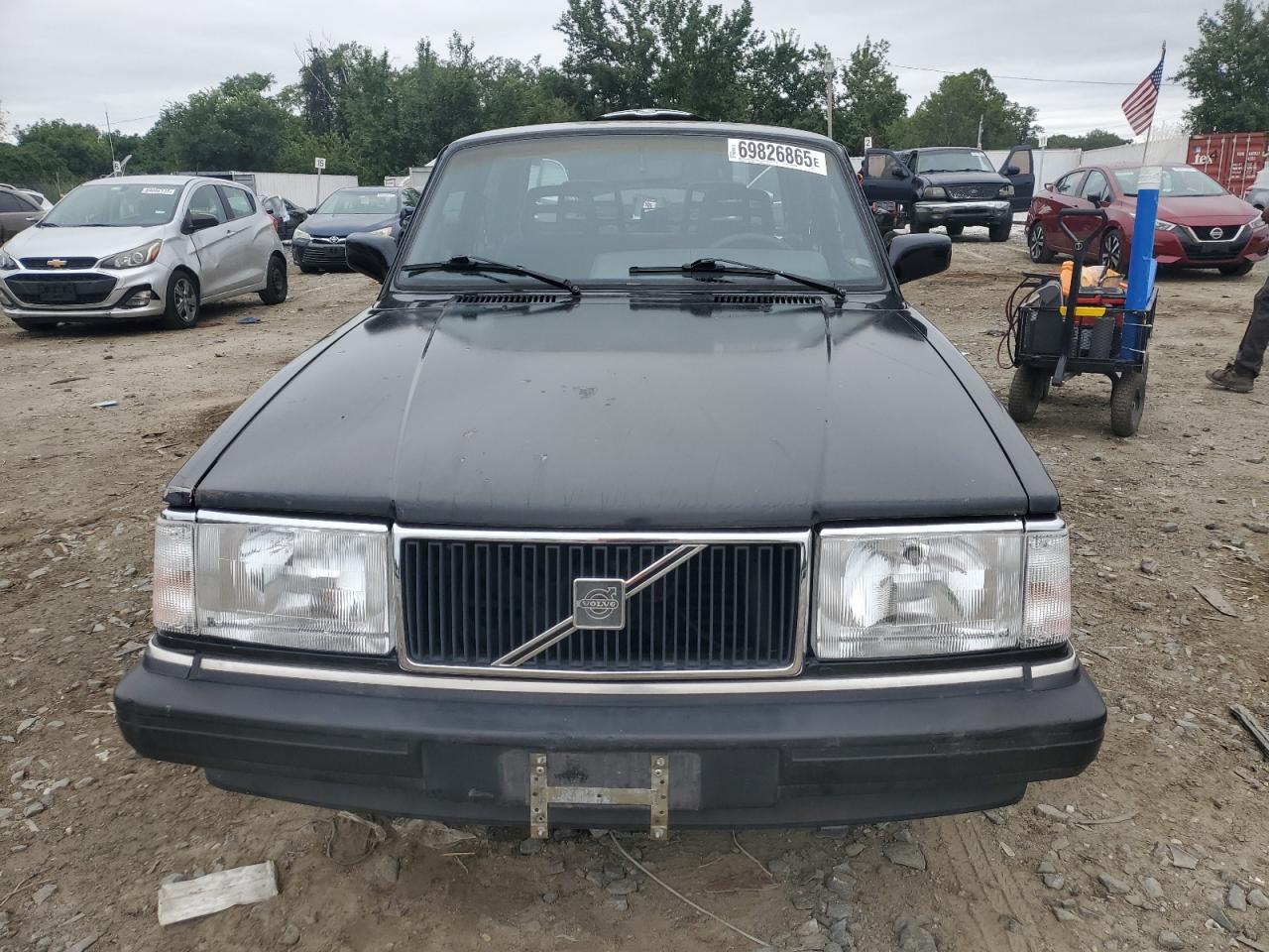 1992 Volvo 240 Base   Black vin: YV1AS8803N1467586