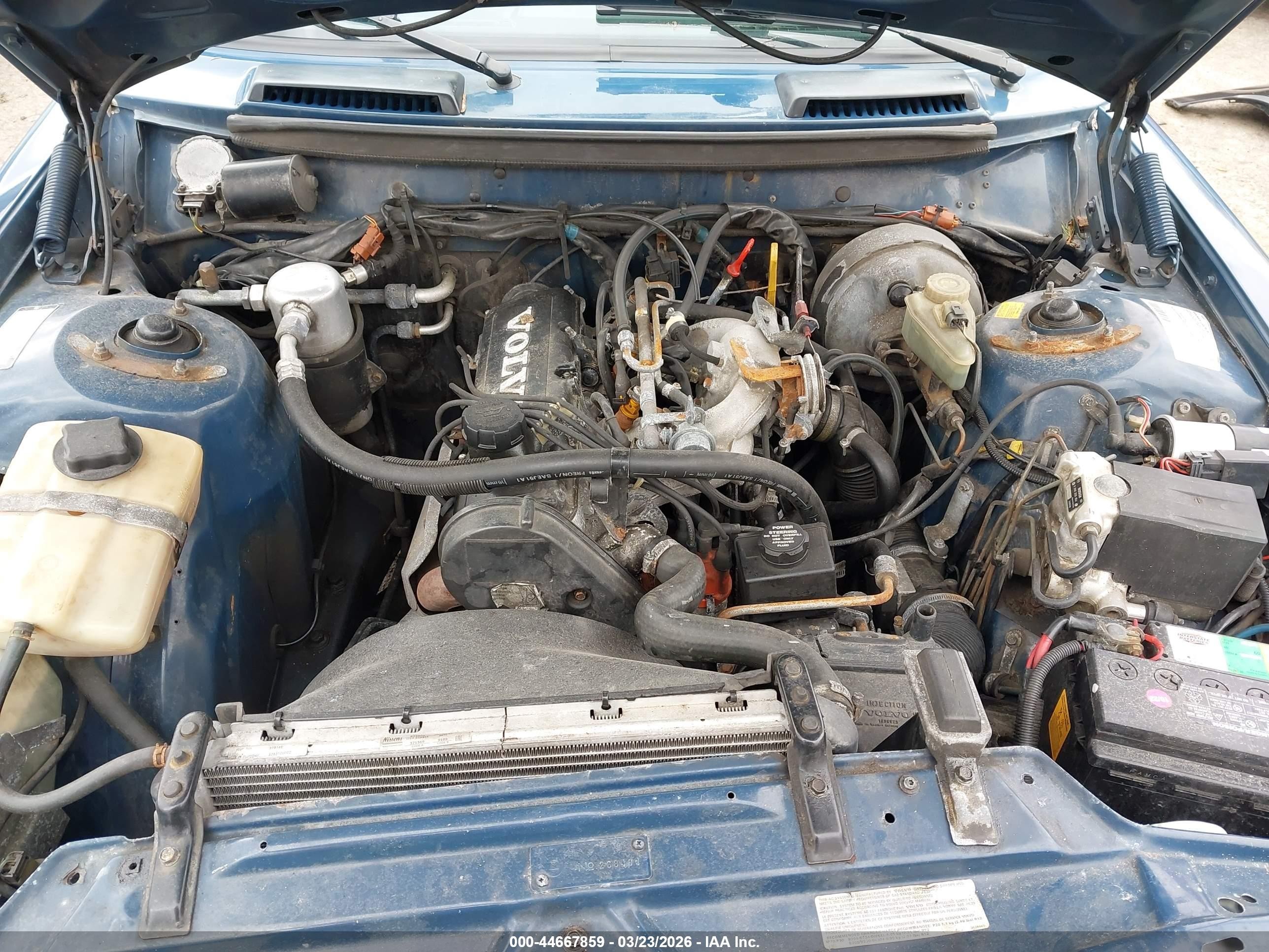 1992 Volvo 240 Gl Blue vin: YV1AS8808N1459791