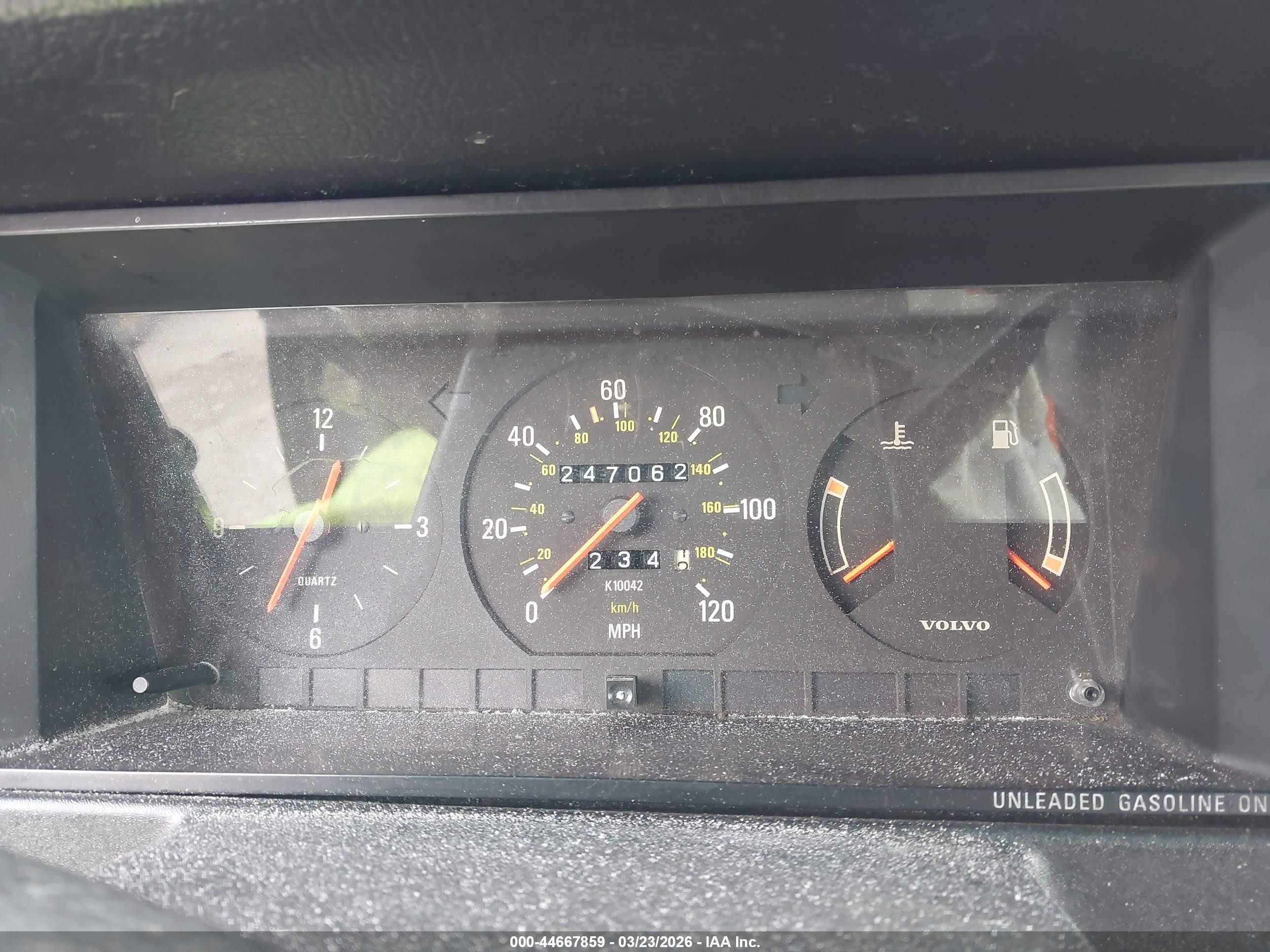 1992 Volvo 240 Gl Blue vin: YV1AS8808N1459791