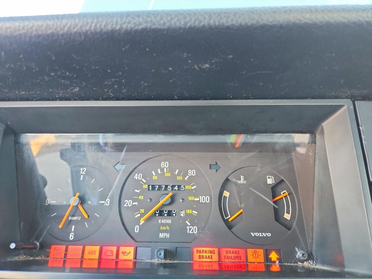 1992 Volvo 240 Base Blue vin: YV1AS8811N1468857