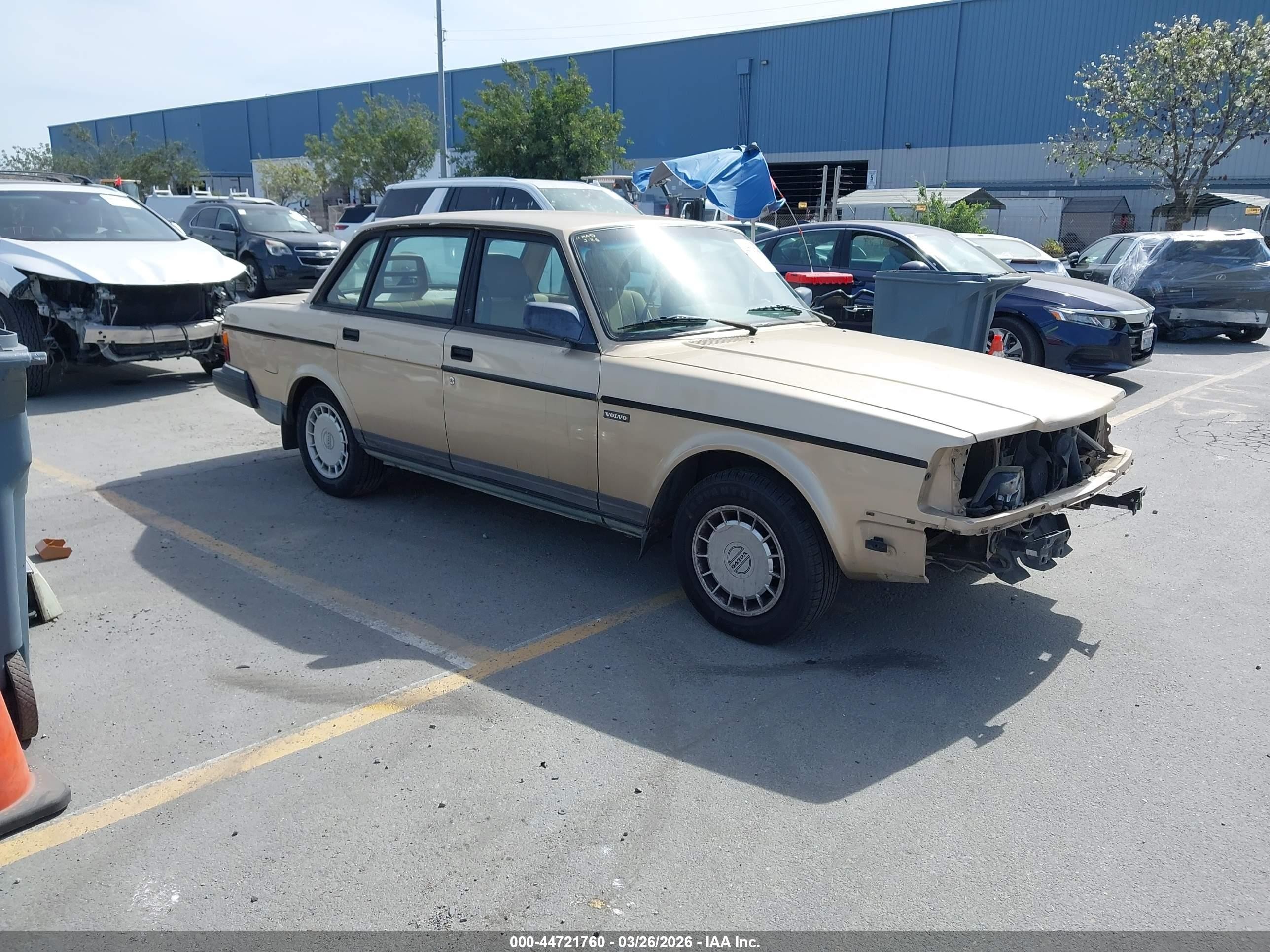1992 Volvo 240 Gl Brown vin: YV1AS8815N1471874