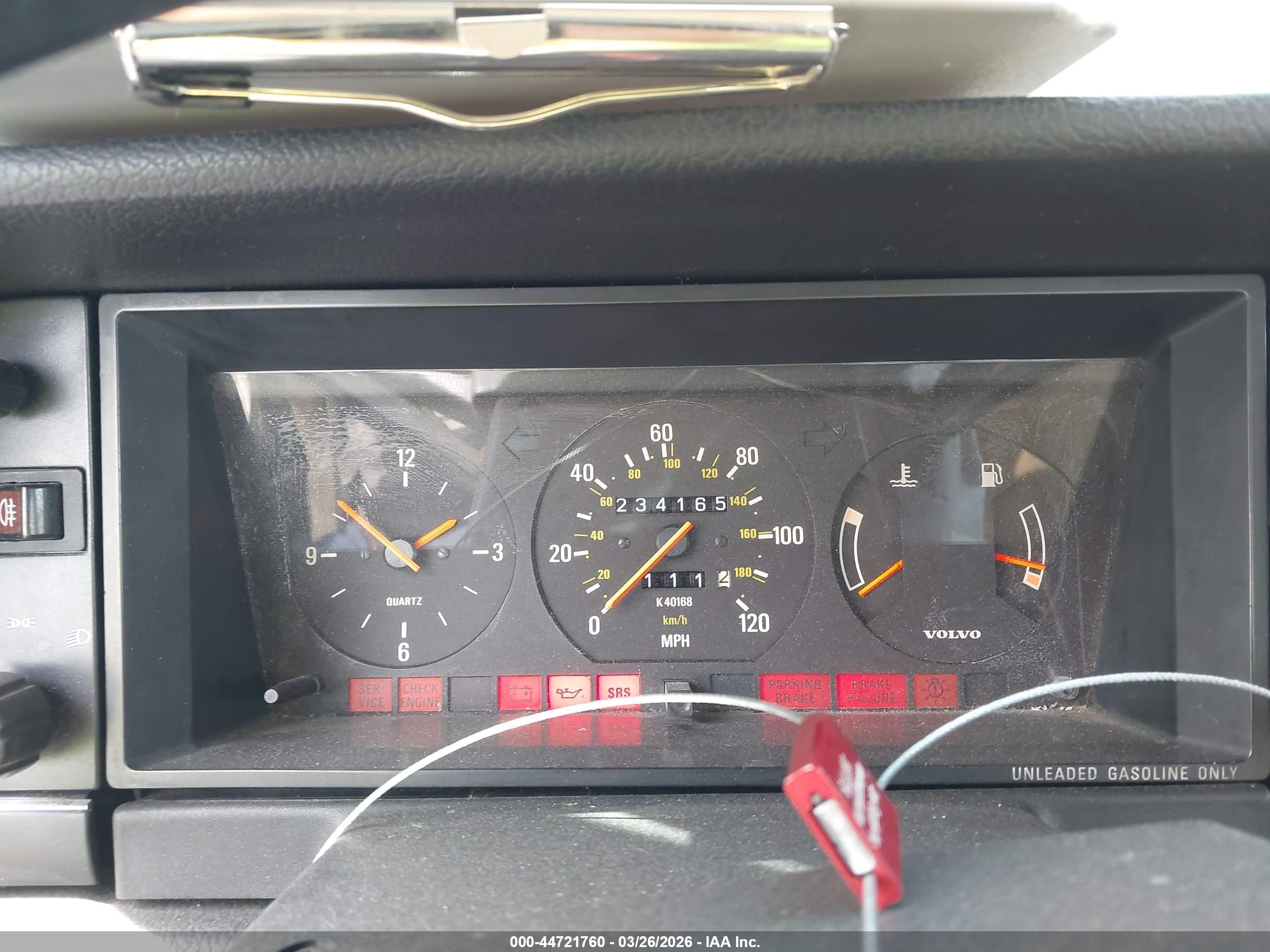 1992 Volvo 240 Gl Brown vin: YV1AS8815N1471874