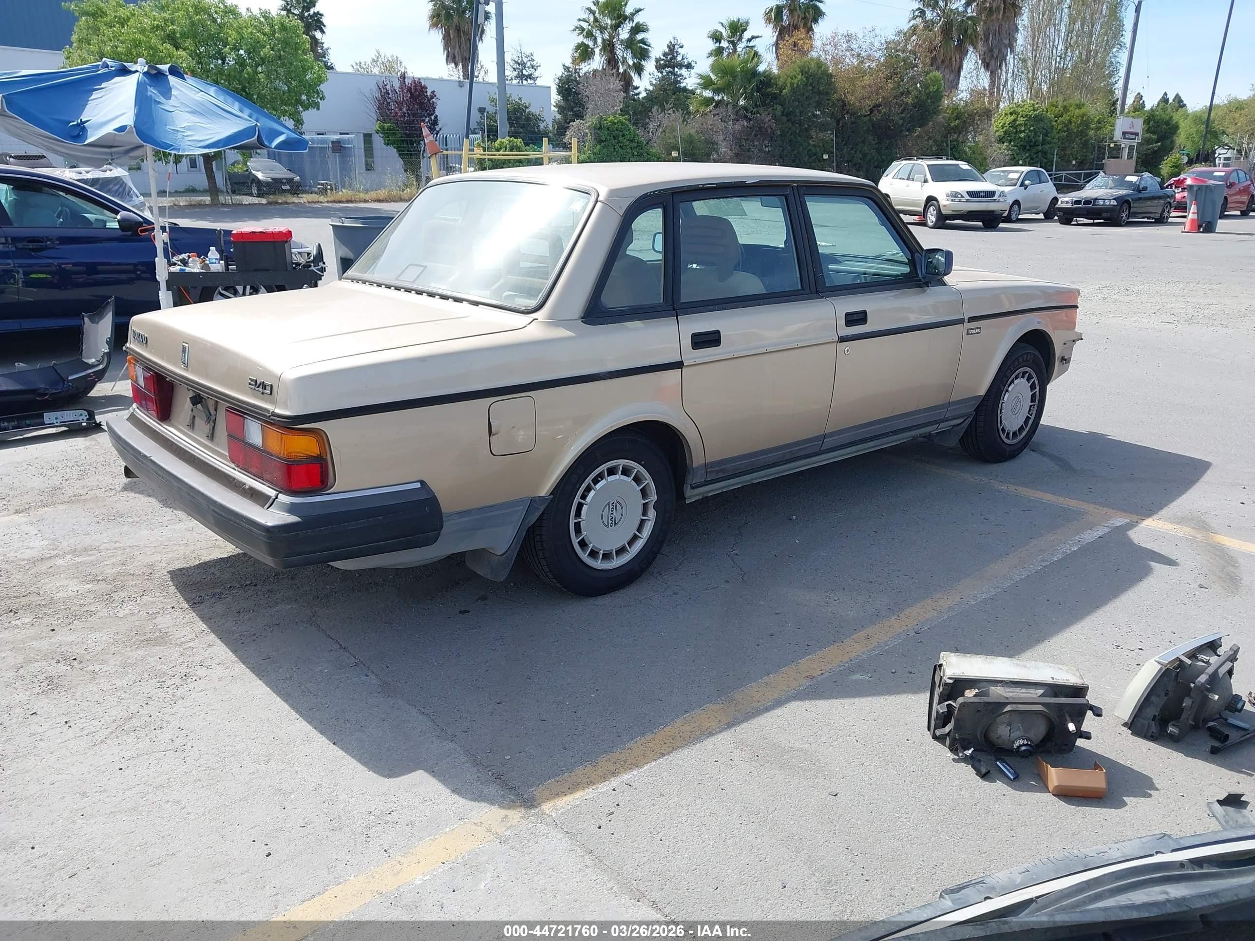 1992 Volvo 240 Gl Brown vin: YV1AS8815N1471874