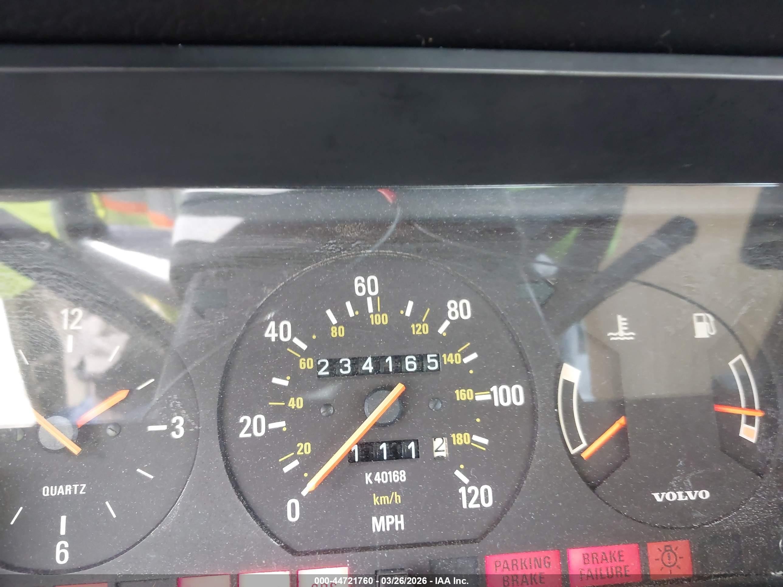 1992 Volvo 240 Gl Brown vin: YV1AS8815N1471874