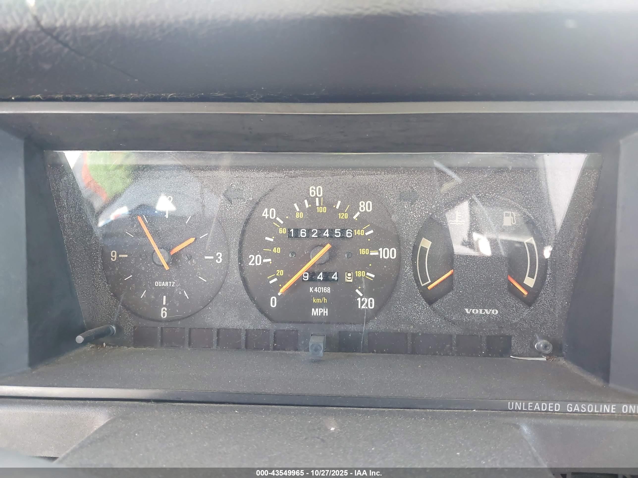 1992 Volvo 240 Gl Gray vin: YV1AS881XN1459512