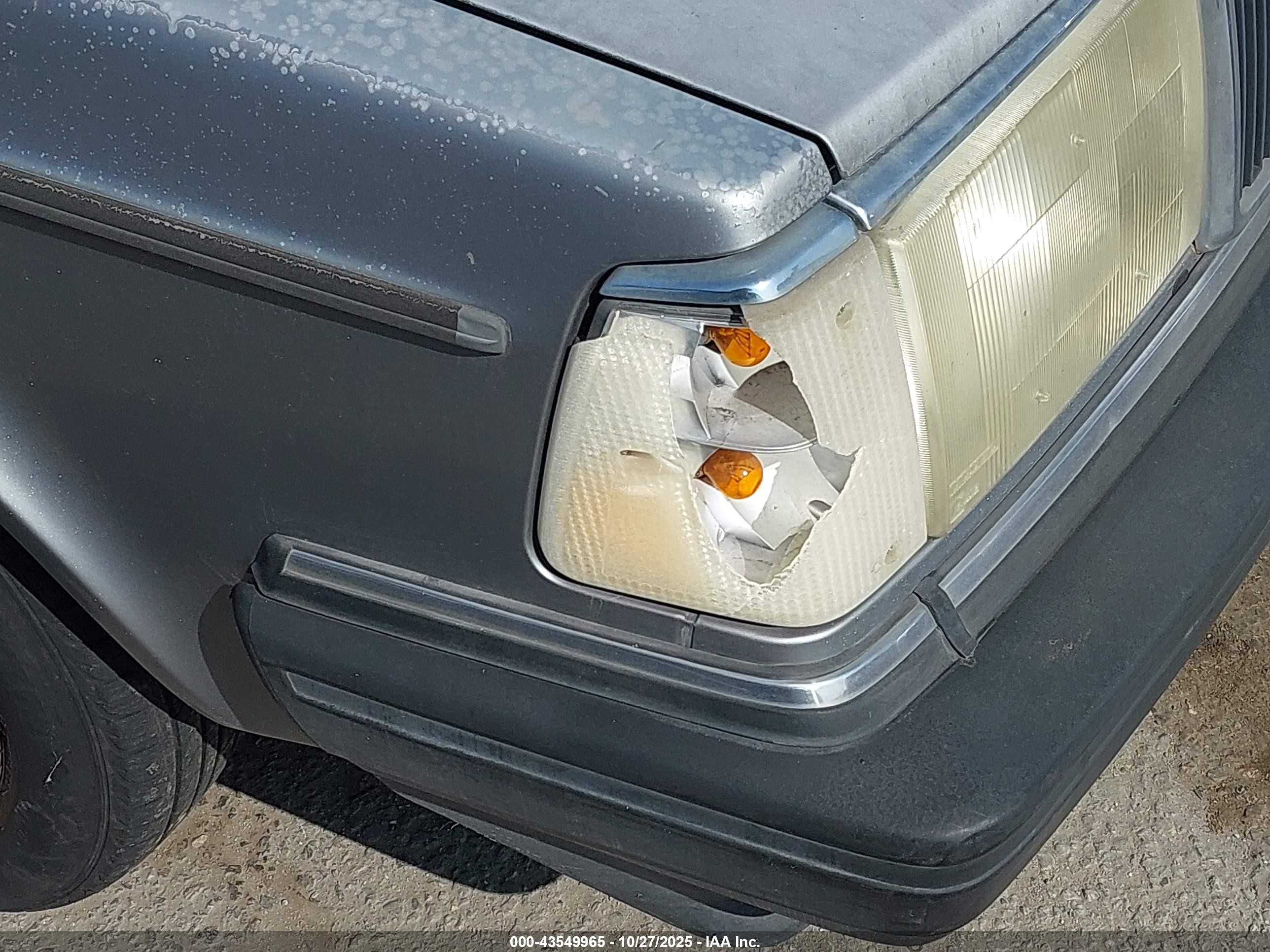 1992 Volvo 240 Gl Gray vin: YV1AS881XN1459512