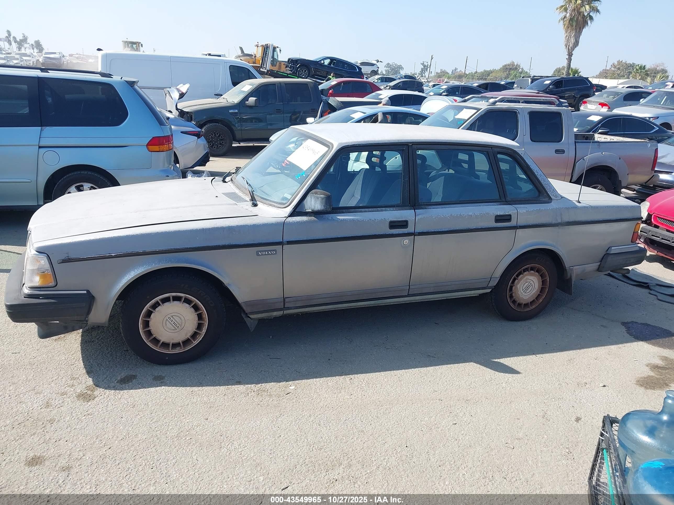1992 Volvo 240 Gl Gray vin: YV1AS881XN1459512