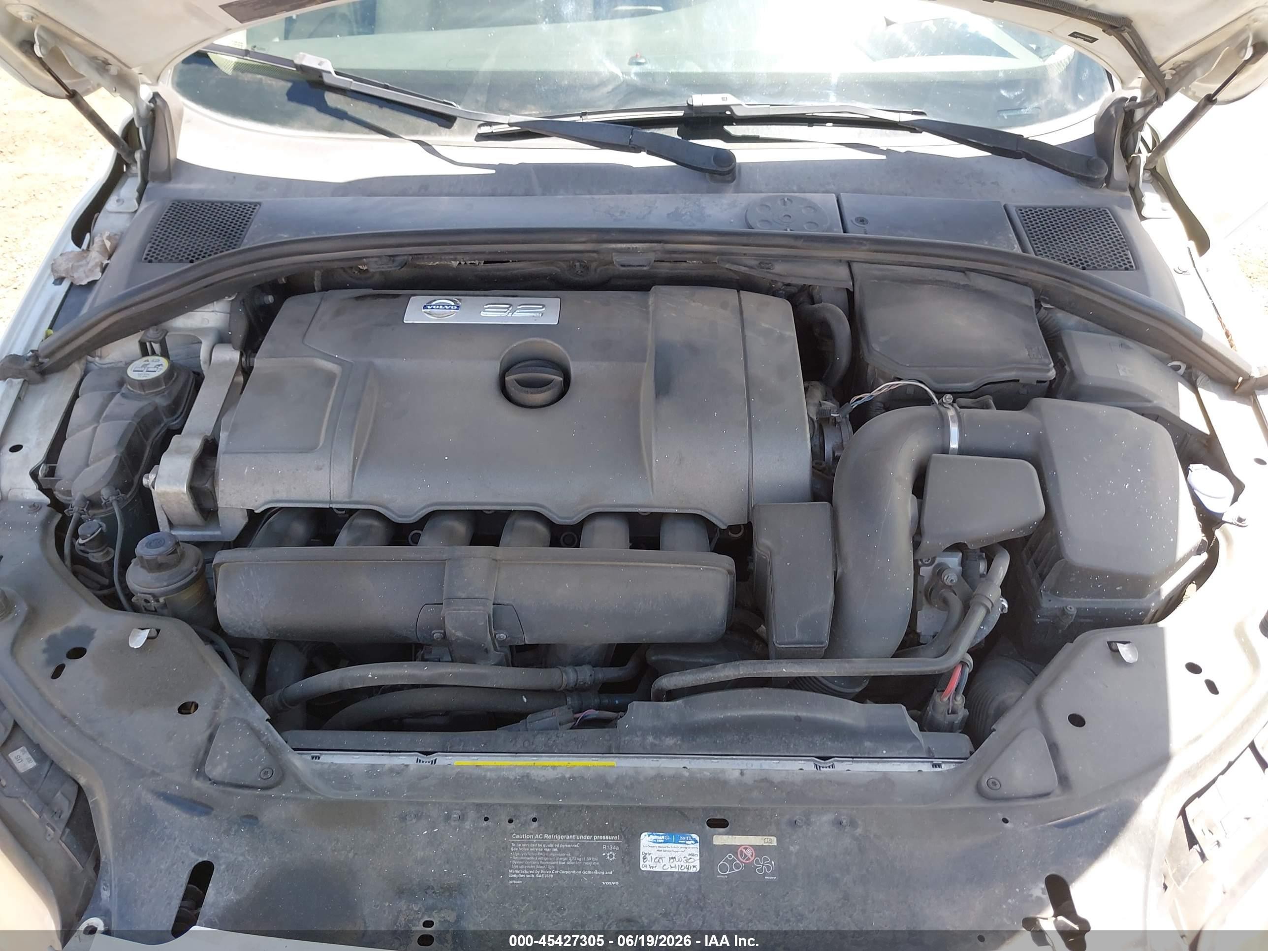 2007 Volvo S80 3.2 White vin: YV1AS982071030462