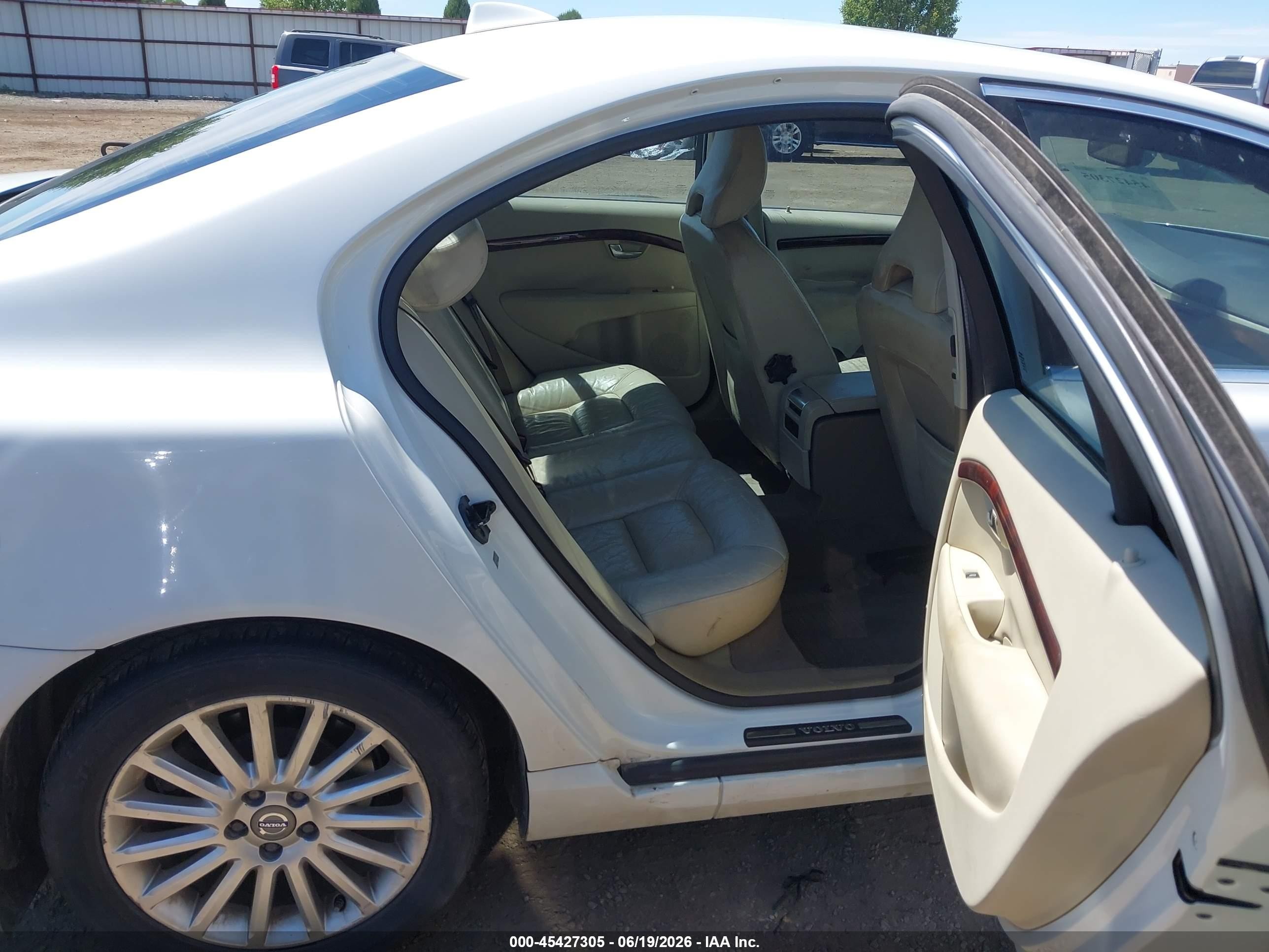 2007 Volvo S80 3.2 White vin: YV1AS982071030462