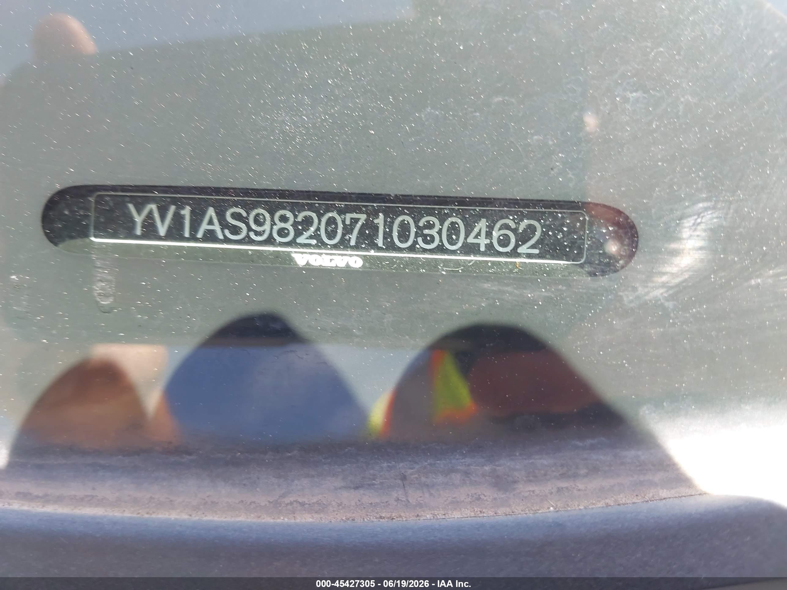 2007 Volvo S80 3.2 White vin: YV1AS982071030462