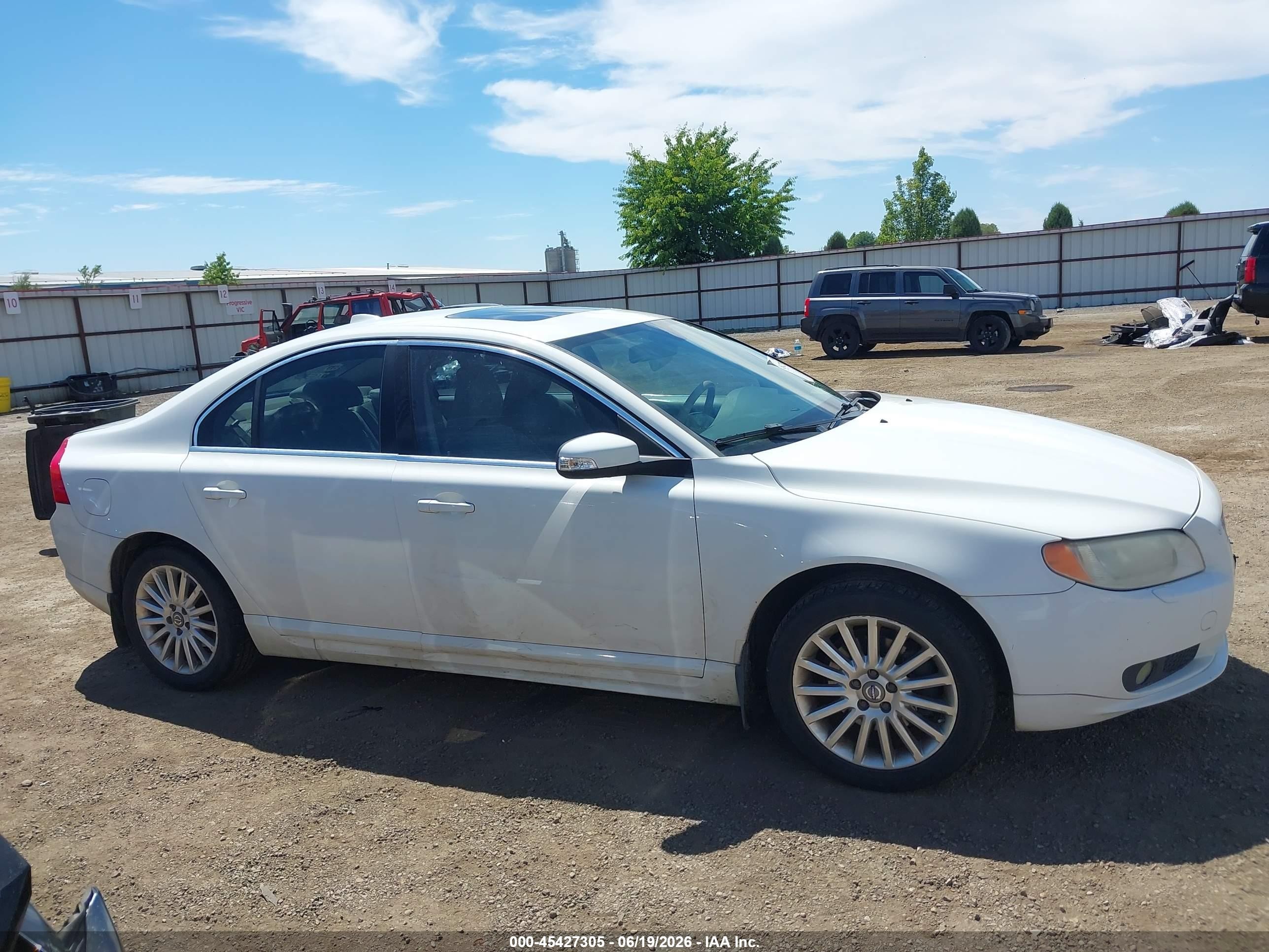 2007 Volvo S80 3.2 White vin: YV1AS982071030462