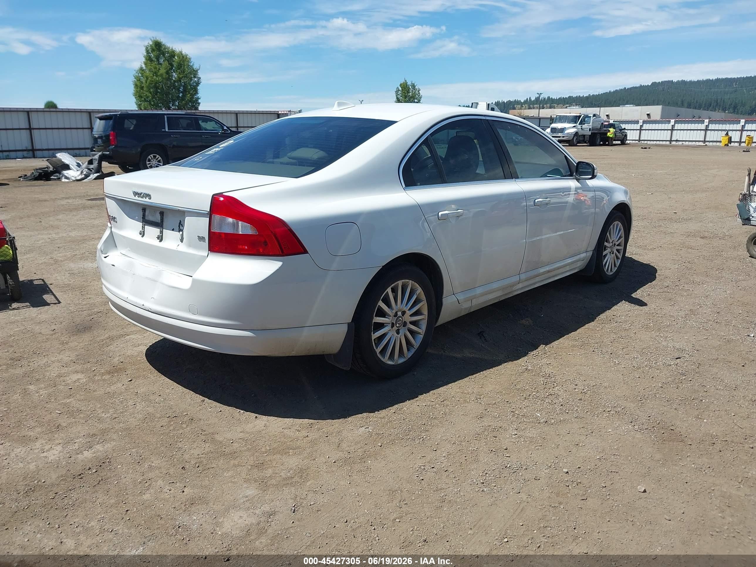 2007 Volvo S80 3.2 White vin: YV1AS982071030462