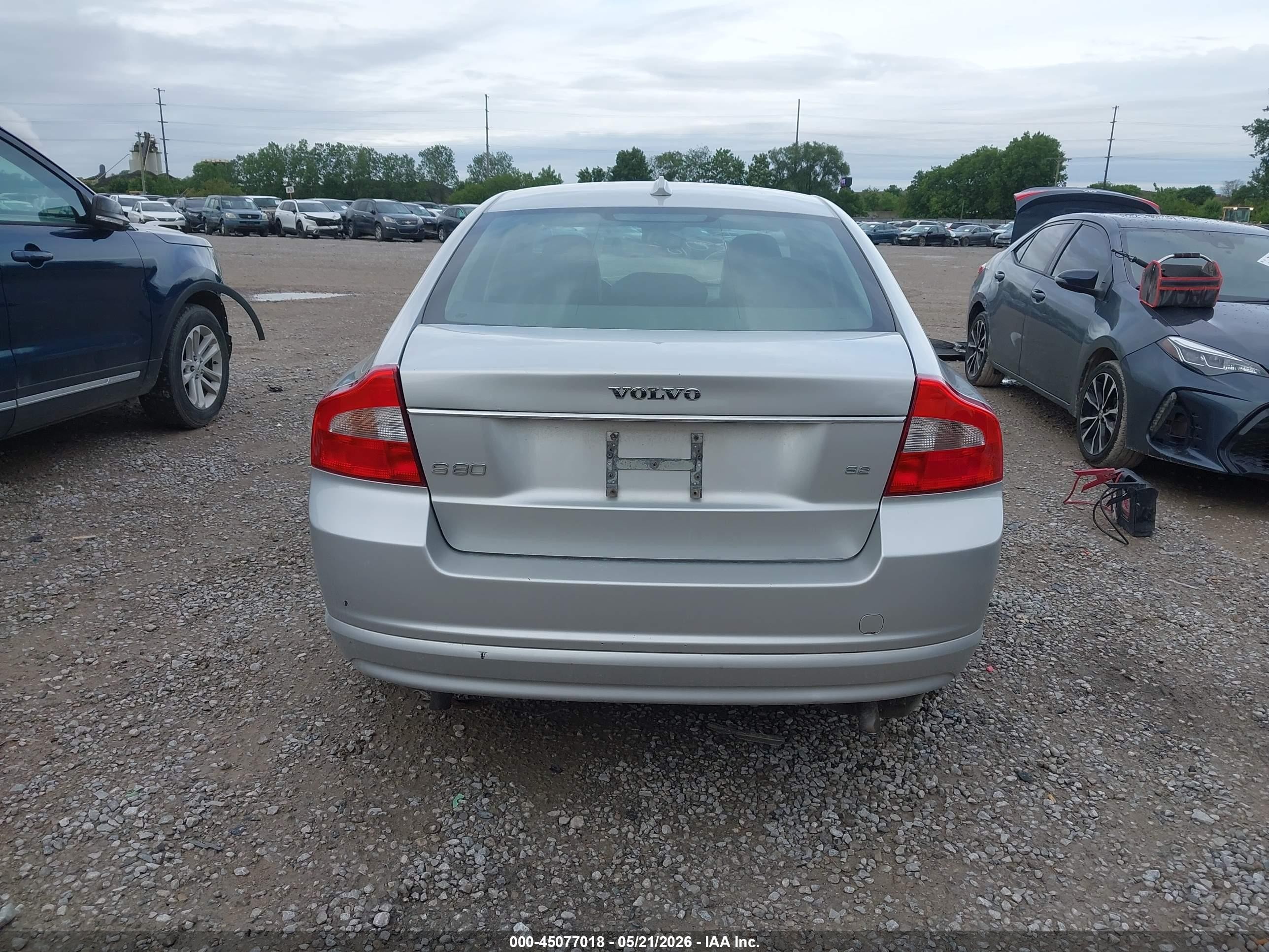 2008 Volvo S80 3.2 Silver vin: YV1AS982081079274