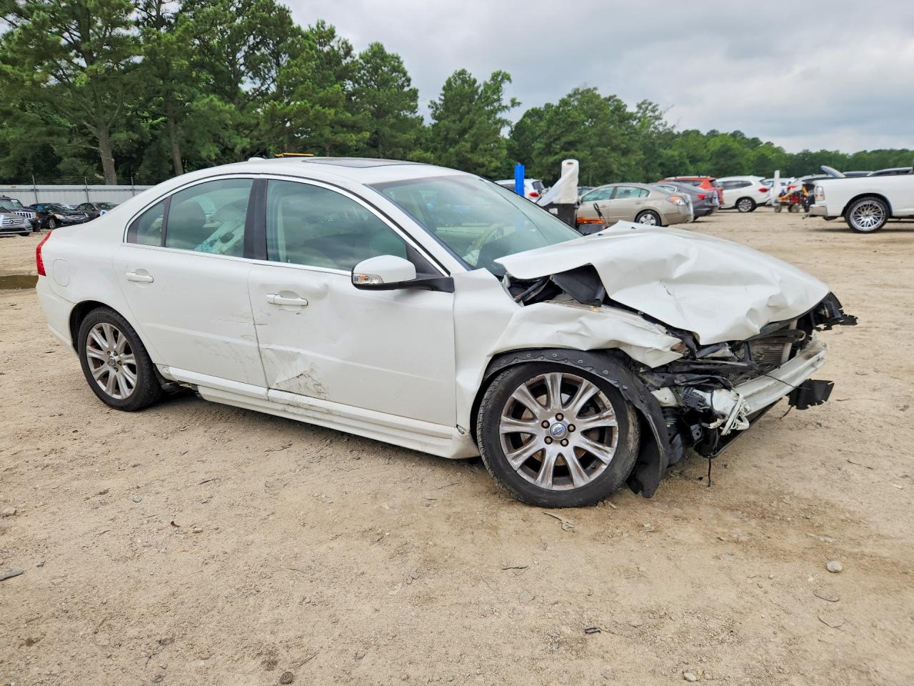 2009 Volvo S80 3.2 White vin: YV1AS982091104529