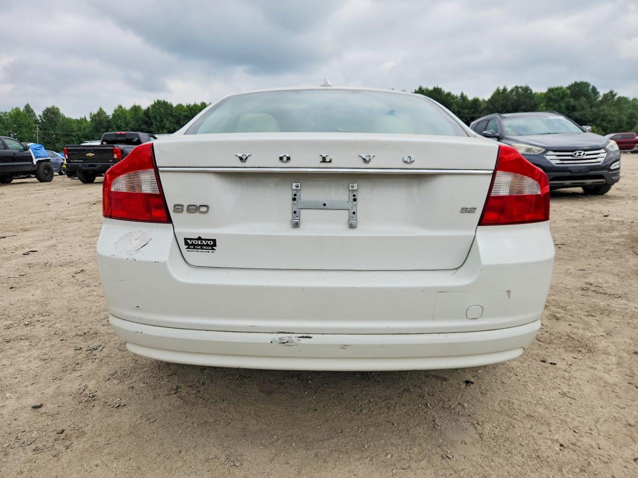 2009 Volvo S80 3.2 White vin: YV1AS982091104529