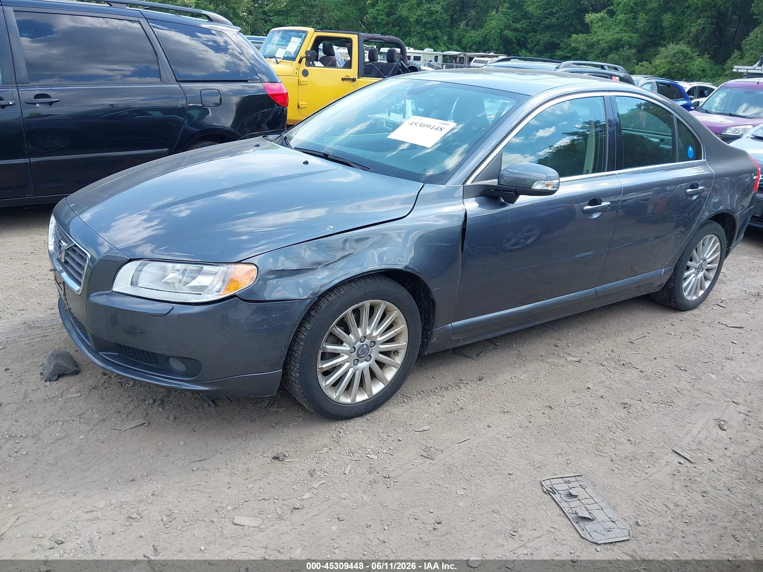 2008 Volvo S80 3.2 Серый vin: YV1AS982181055260