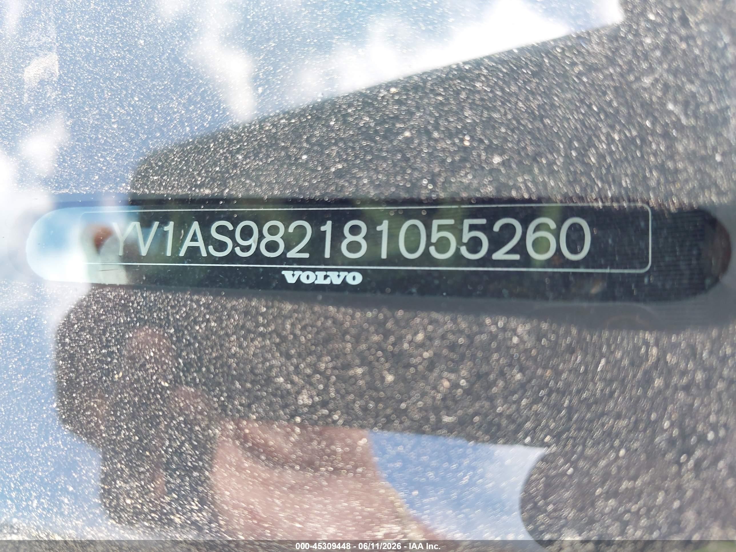 2008 Volvo S80 3.2 Серый vin: YV1AS982181055260