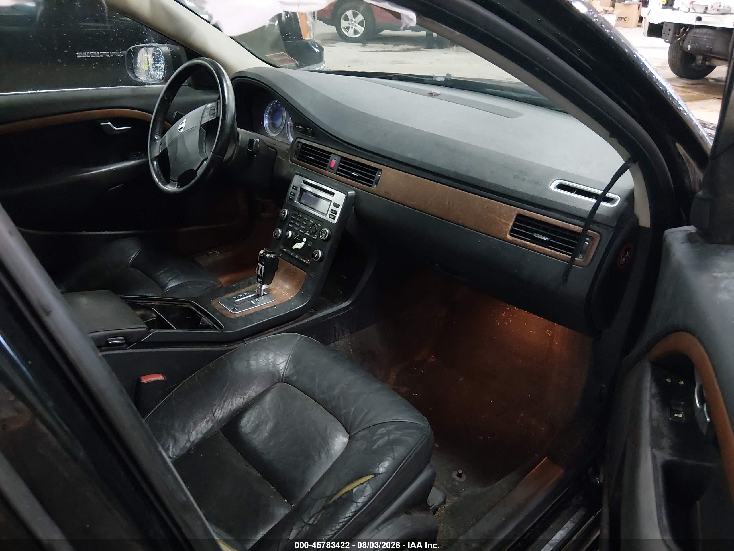 2009 Volvo S80 3.2 Black vin: YV1AS982191103311