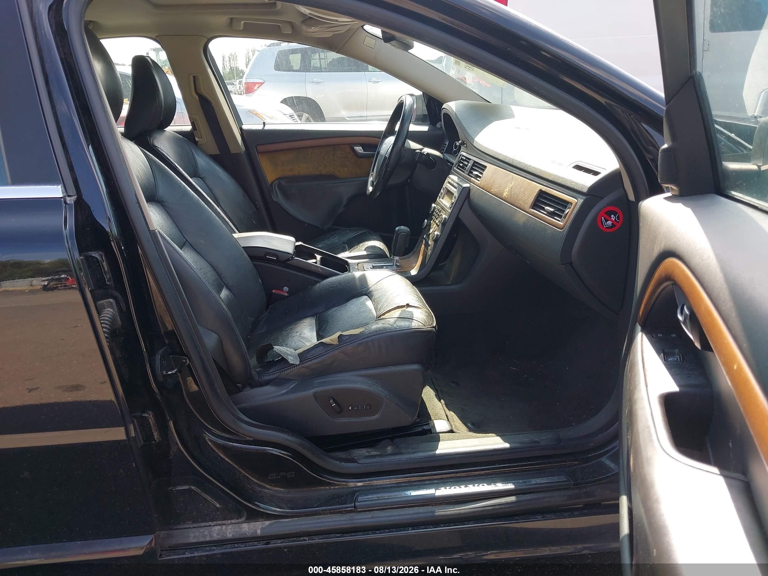 2008 Volvo S80 3.2l Black vin: YV1AS982281070365