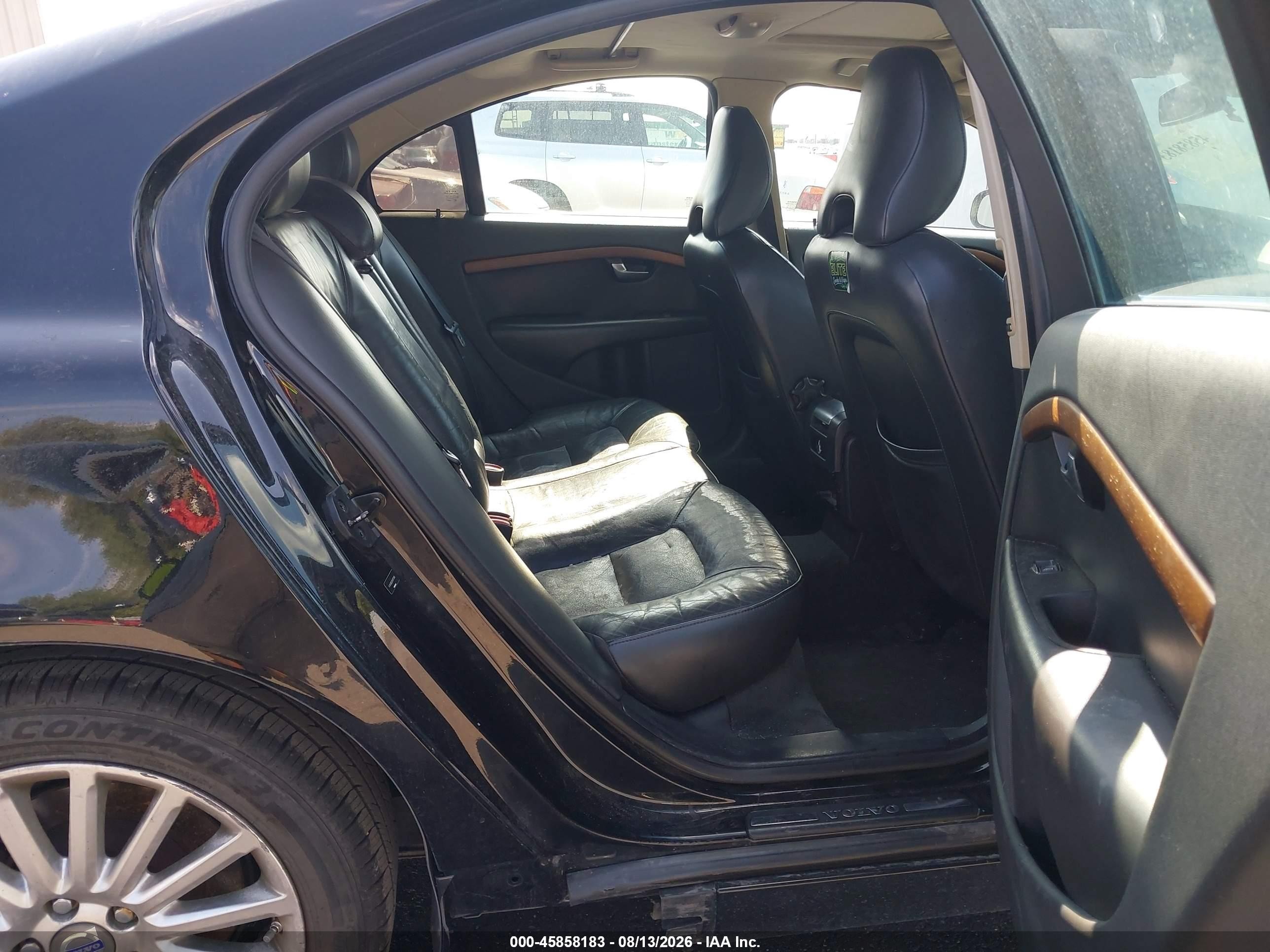 2008 Volvo S80 3.2l Black vin: YV1AS982281070365