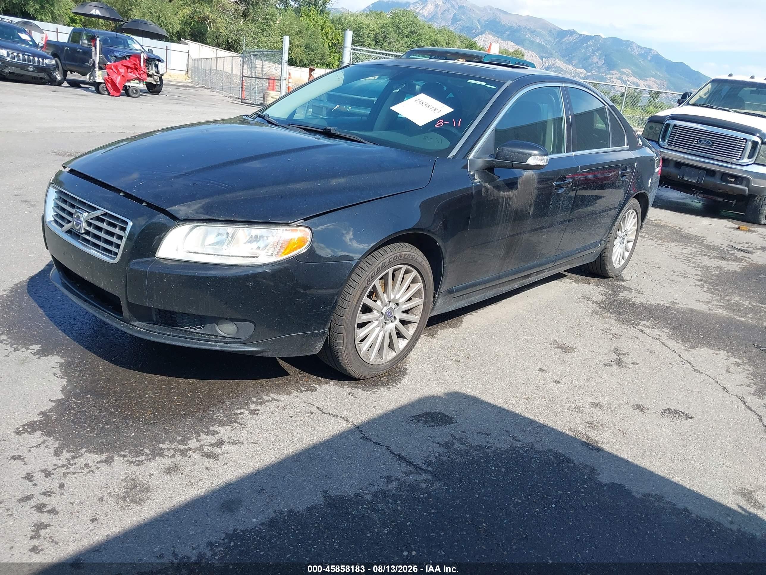 2008 Volvo S80 3.2l Black vin: YV1AS982281070365