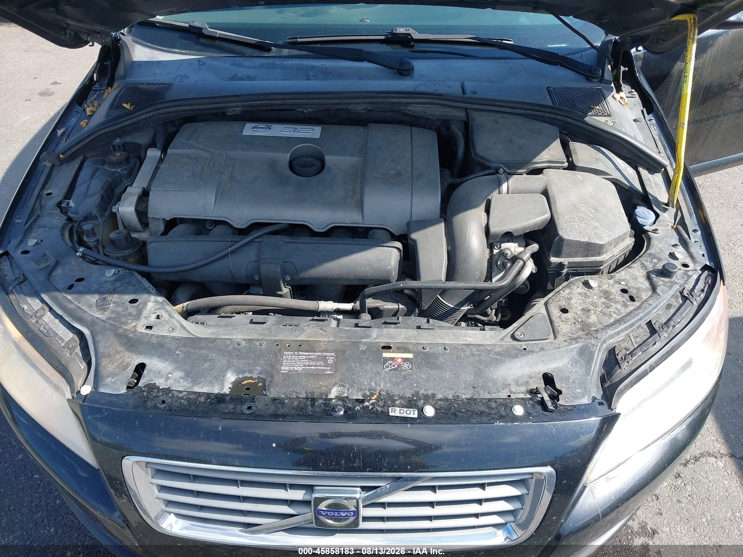 2008 Volvo S80 3.2l Black vin: YV1AS982281070365