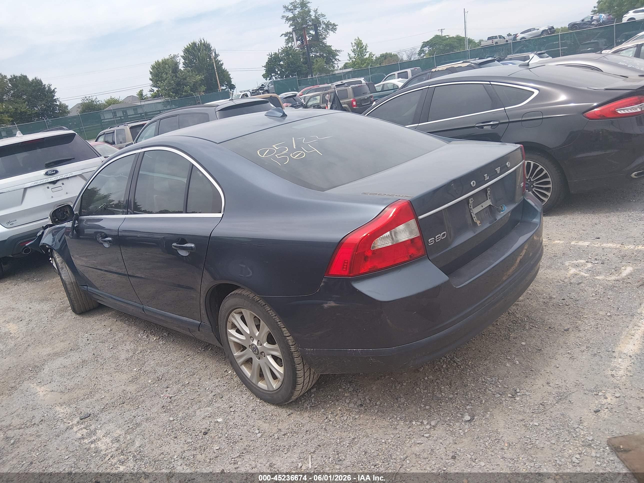 2009 Volvo S80 3.2 Blue vin: YV1AS982291101504