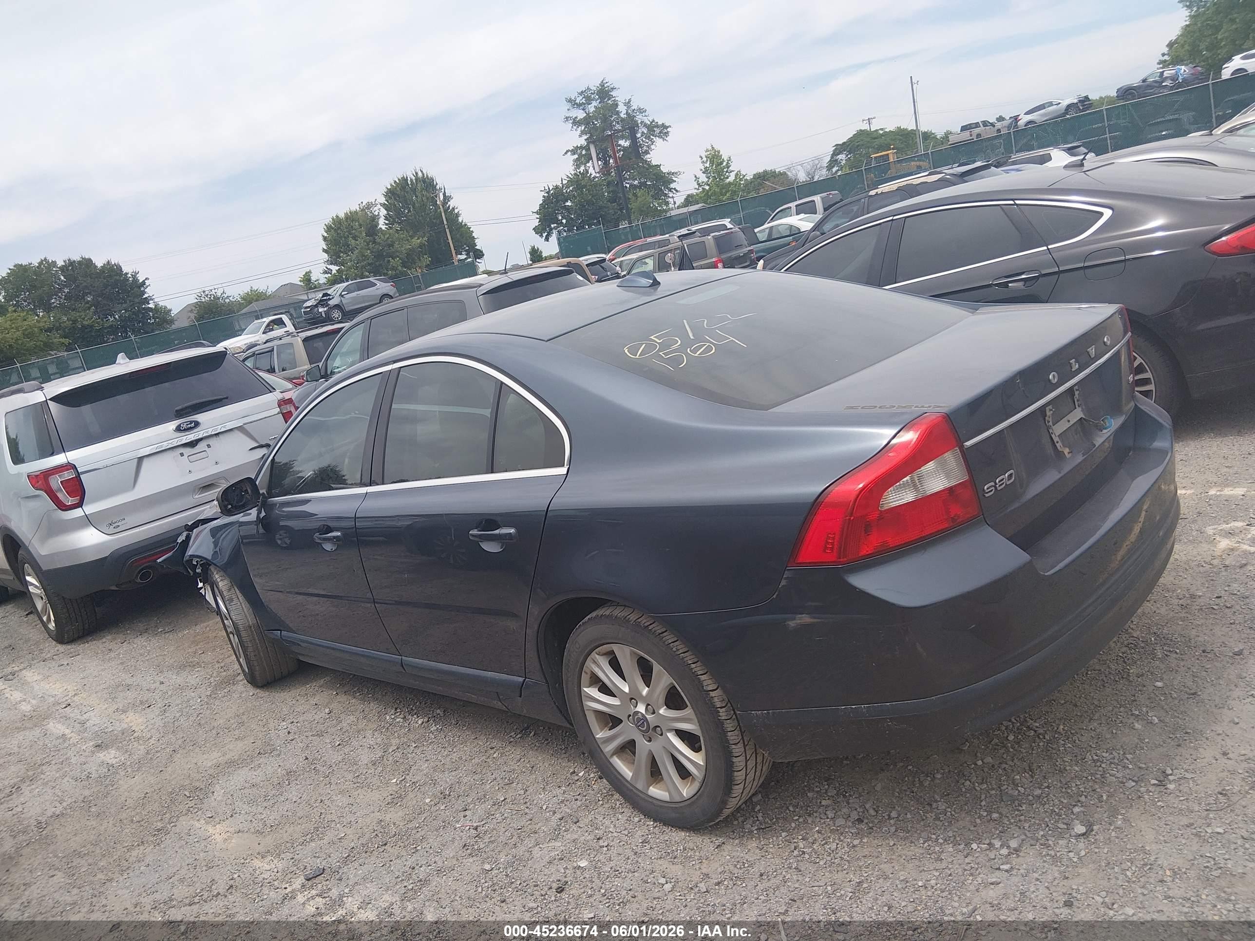 2009 Volvo S80 3.2 Blue vin: YV1AS982291101504