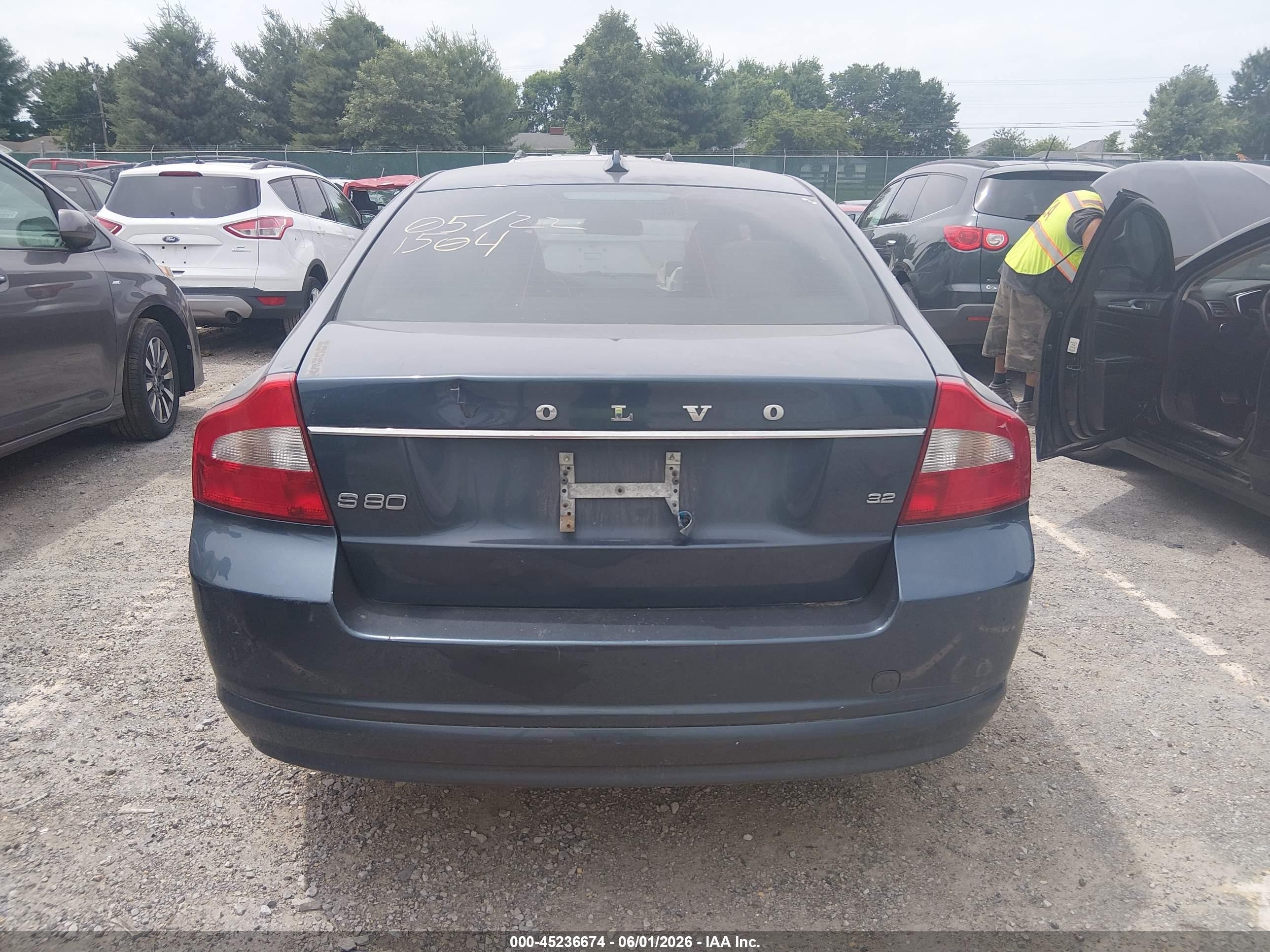 2009 Volvo S80 3.2 Blue vin: YV1AS982291101504
