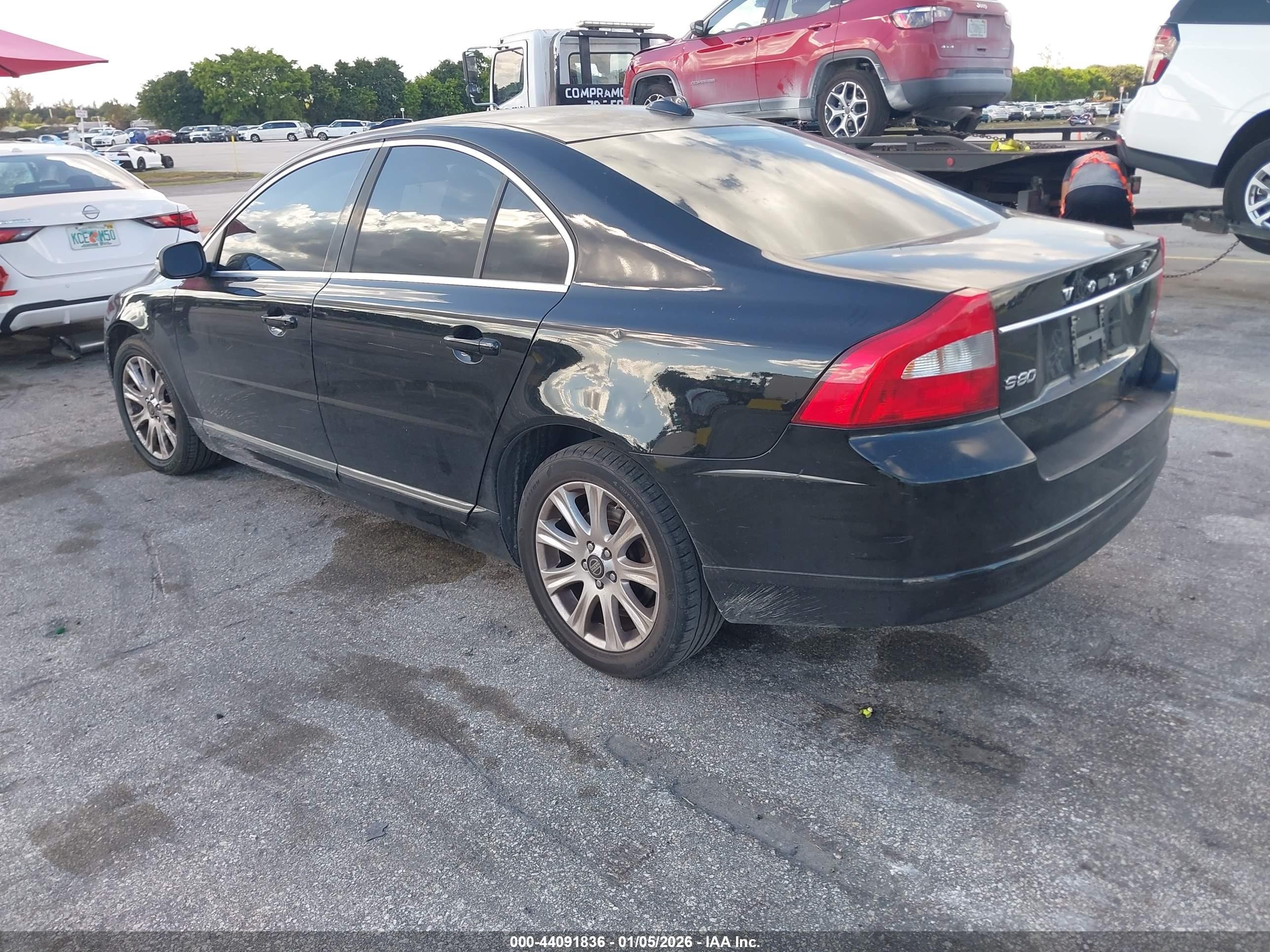 2009 Volvo S80 3.2 Black vin: YV1AS982291104225