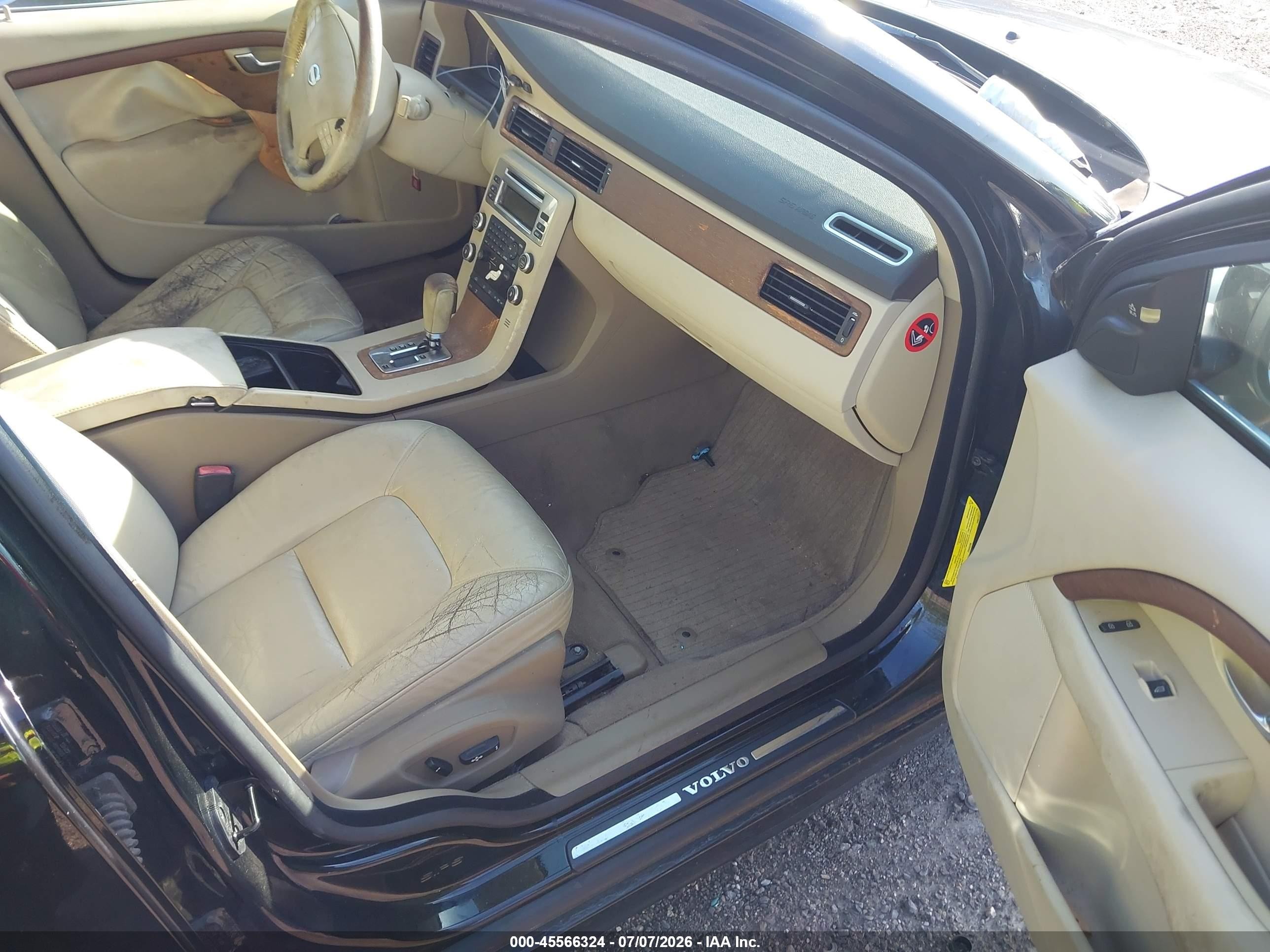 2008 Volvo S80 3.2 Black vin: YV1AS982381057981