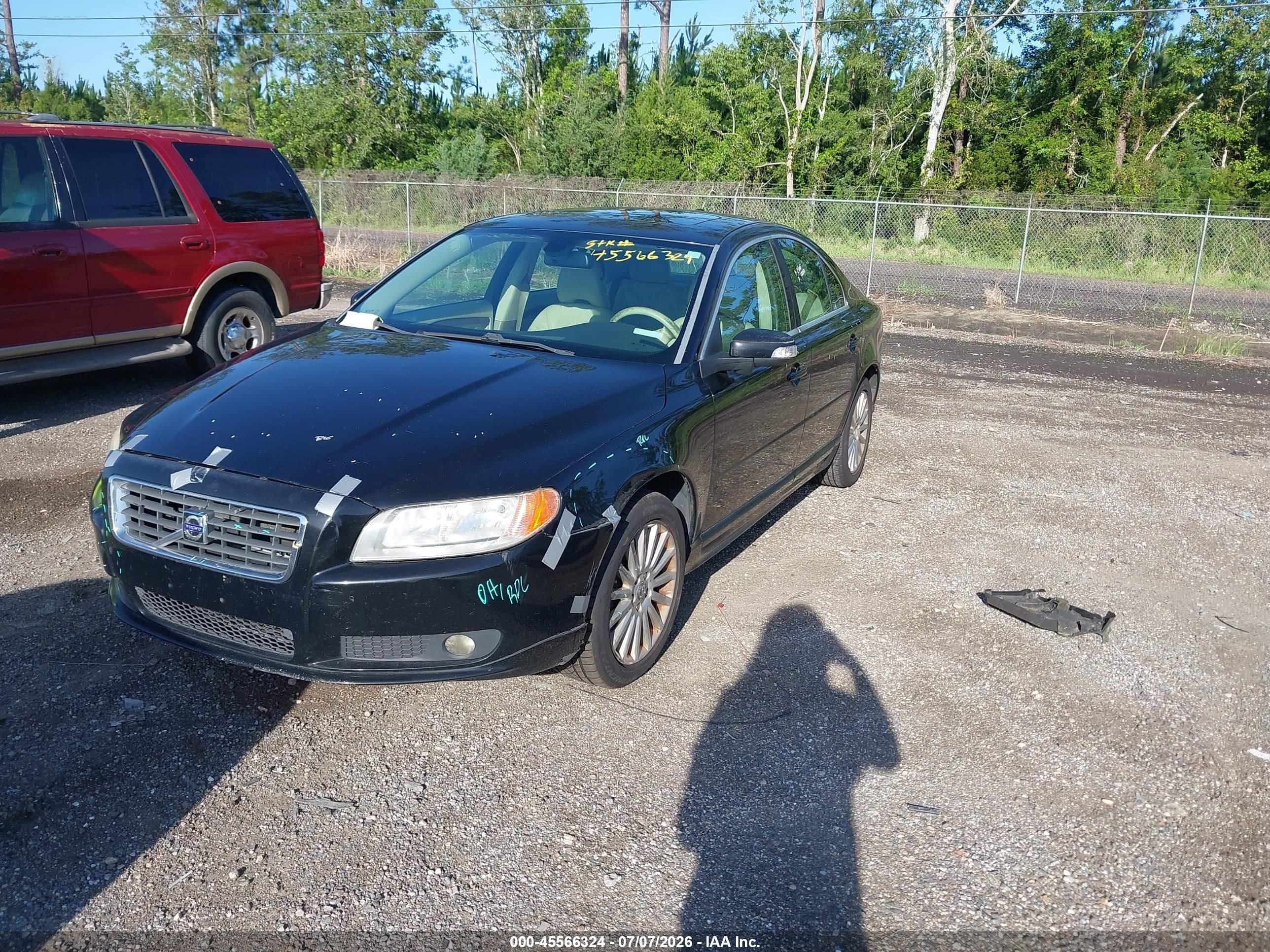 2008 Volvo S80 3.2 Black vin: YV1AS982381057981