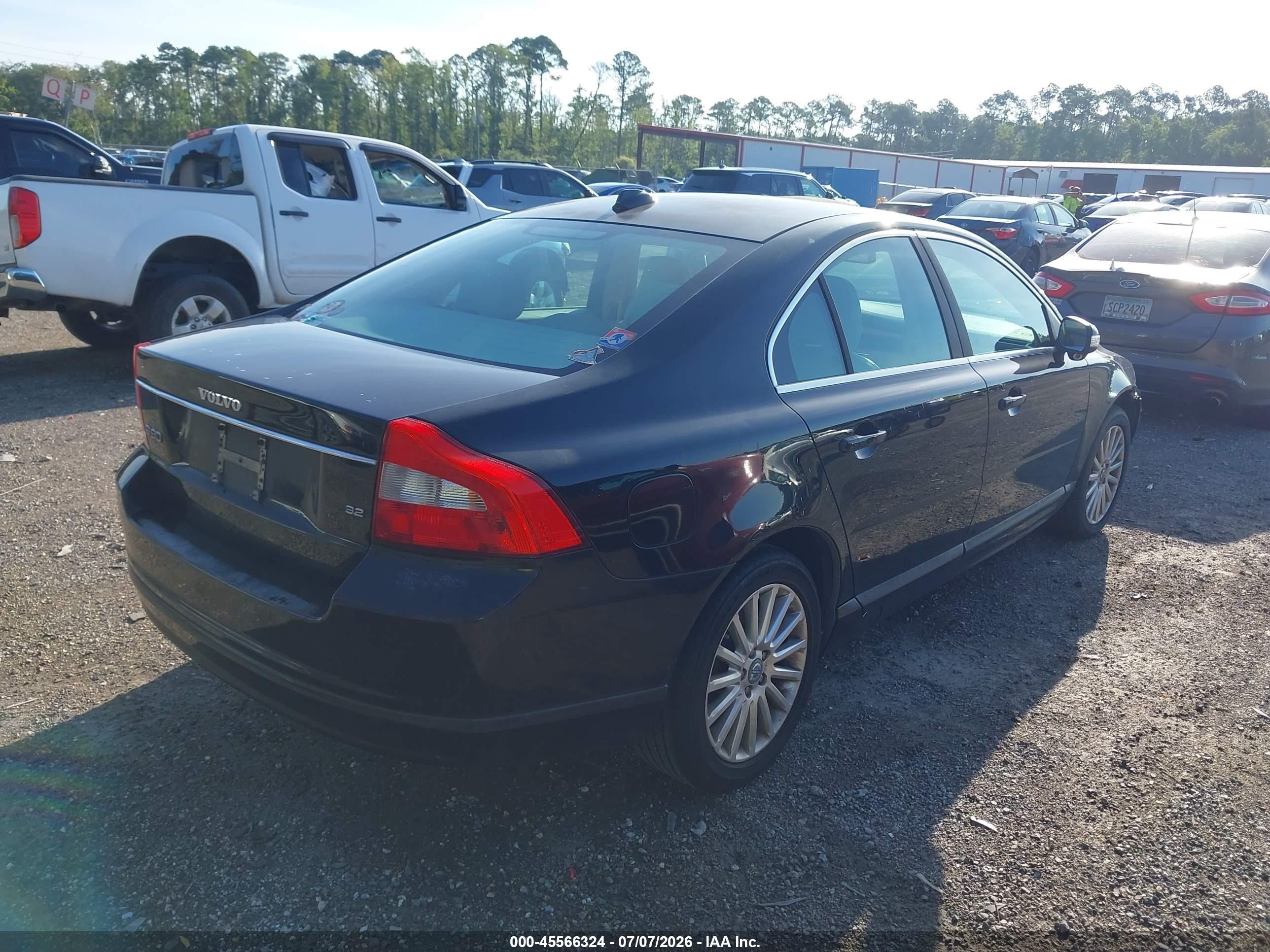 2008 Volvo S80 3.2 Black vin: YV1AS982381057981