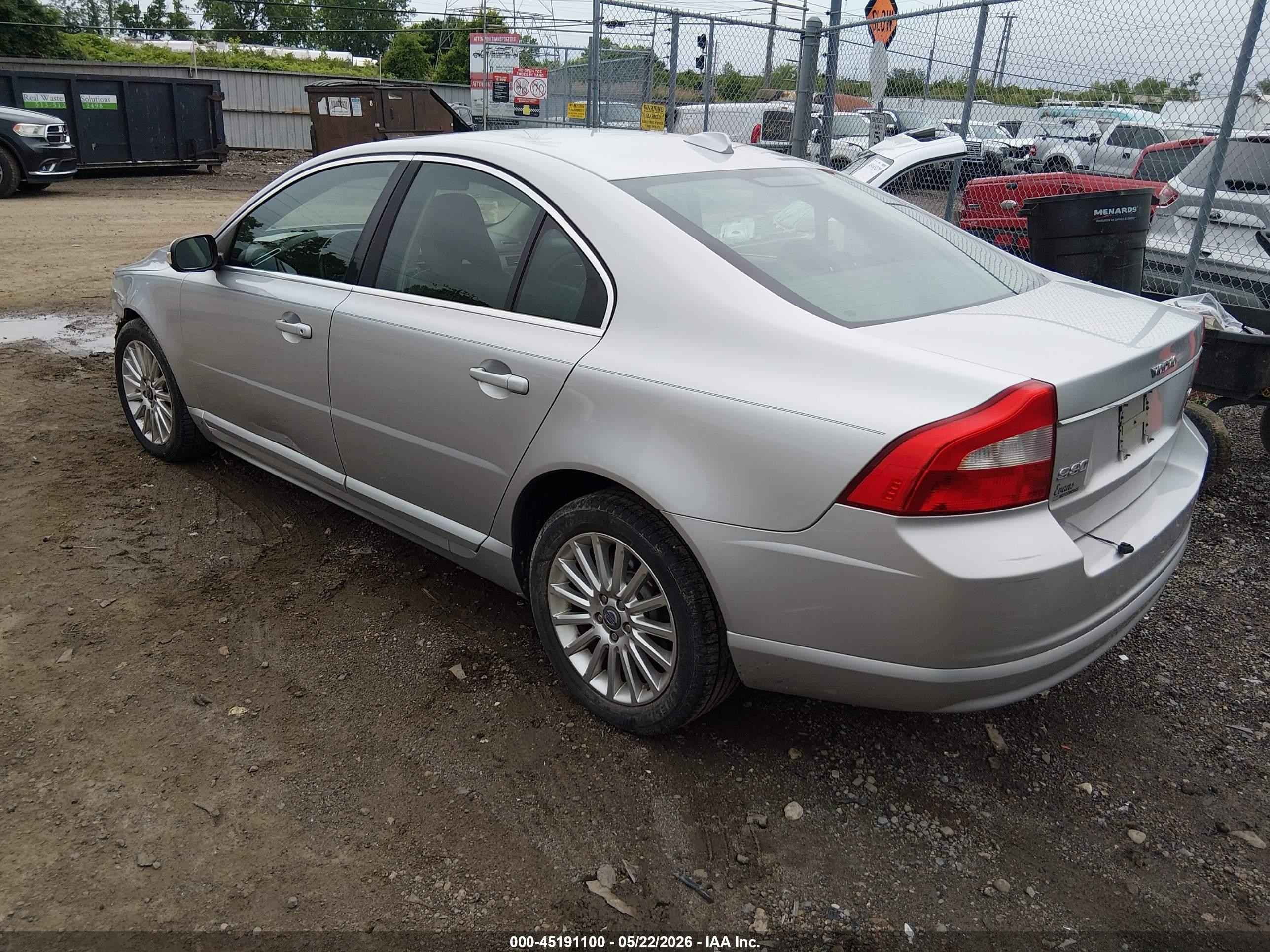 2008 Volvo S80 3.2 Silver vin: YV1AS982381081441