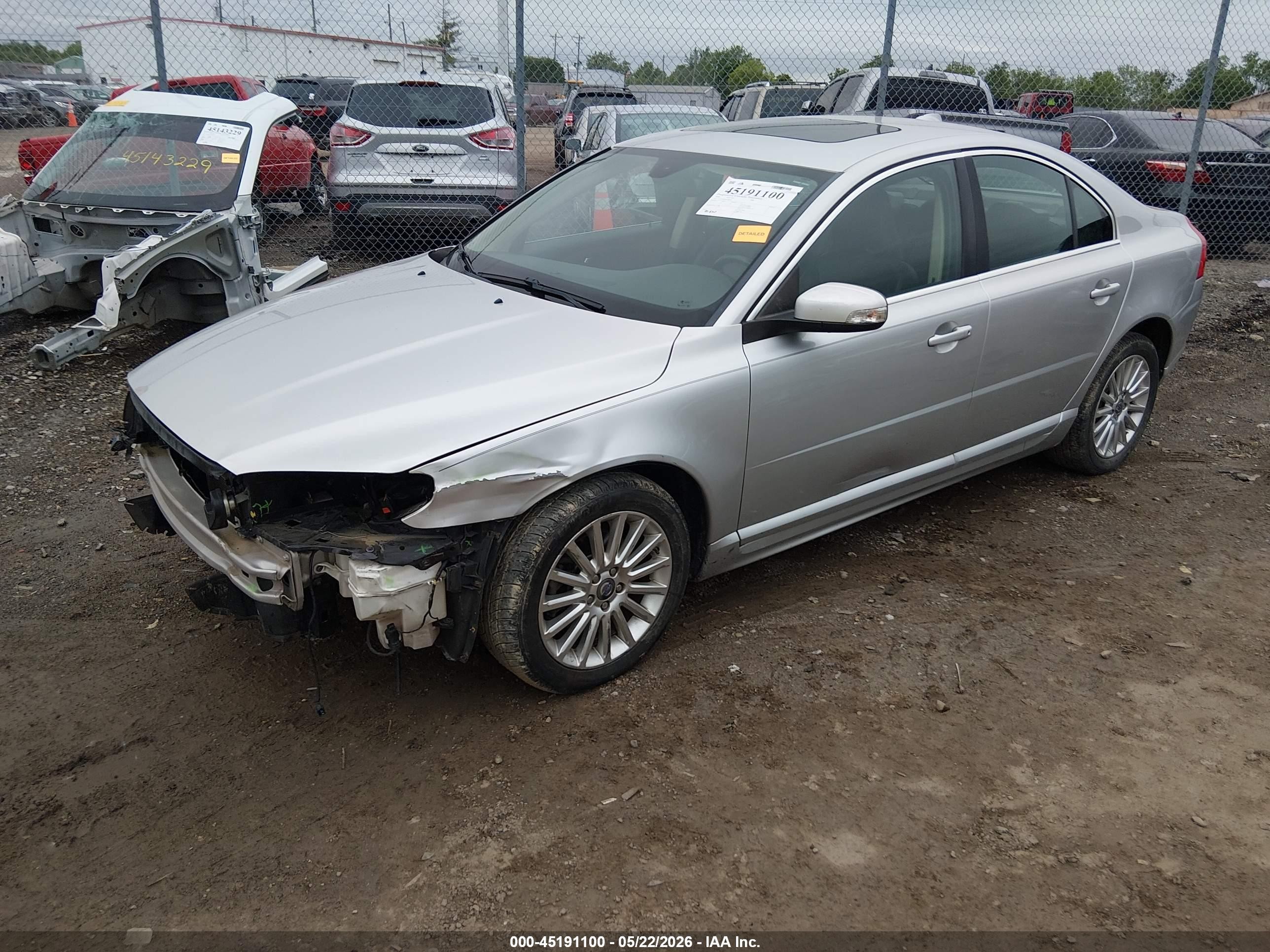 2008 Volvo S80 3.2 Silver vin: YV1AS982381081441