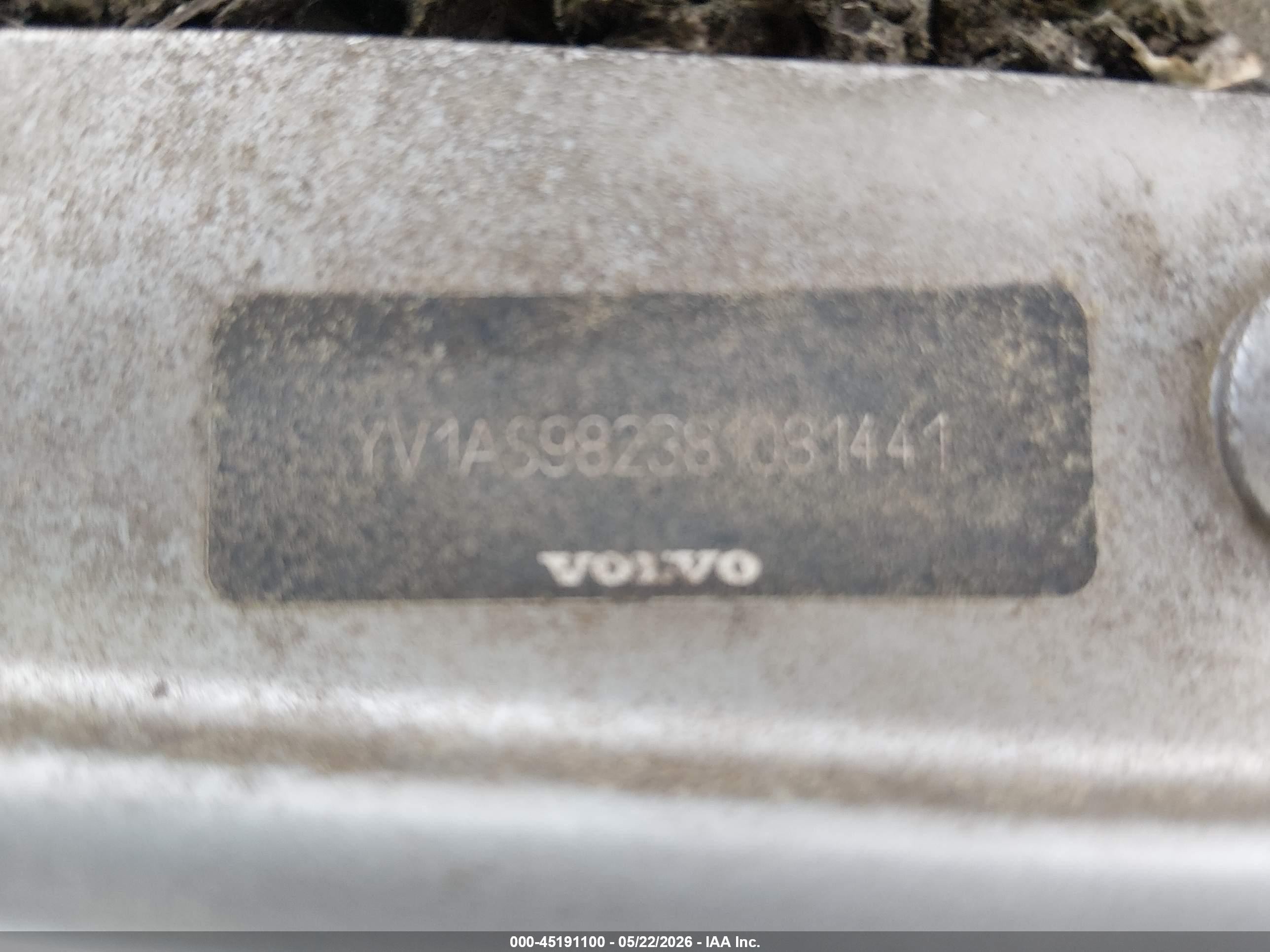 2008 Volvo S80 3.2 Silver vin: YV1AS982381081441