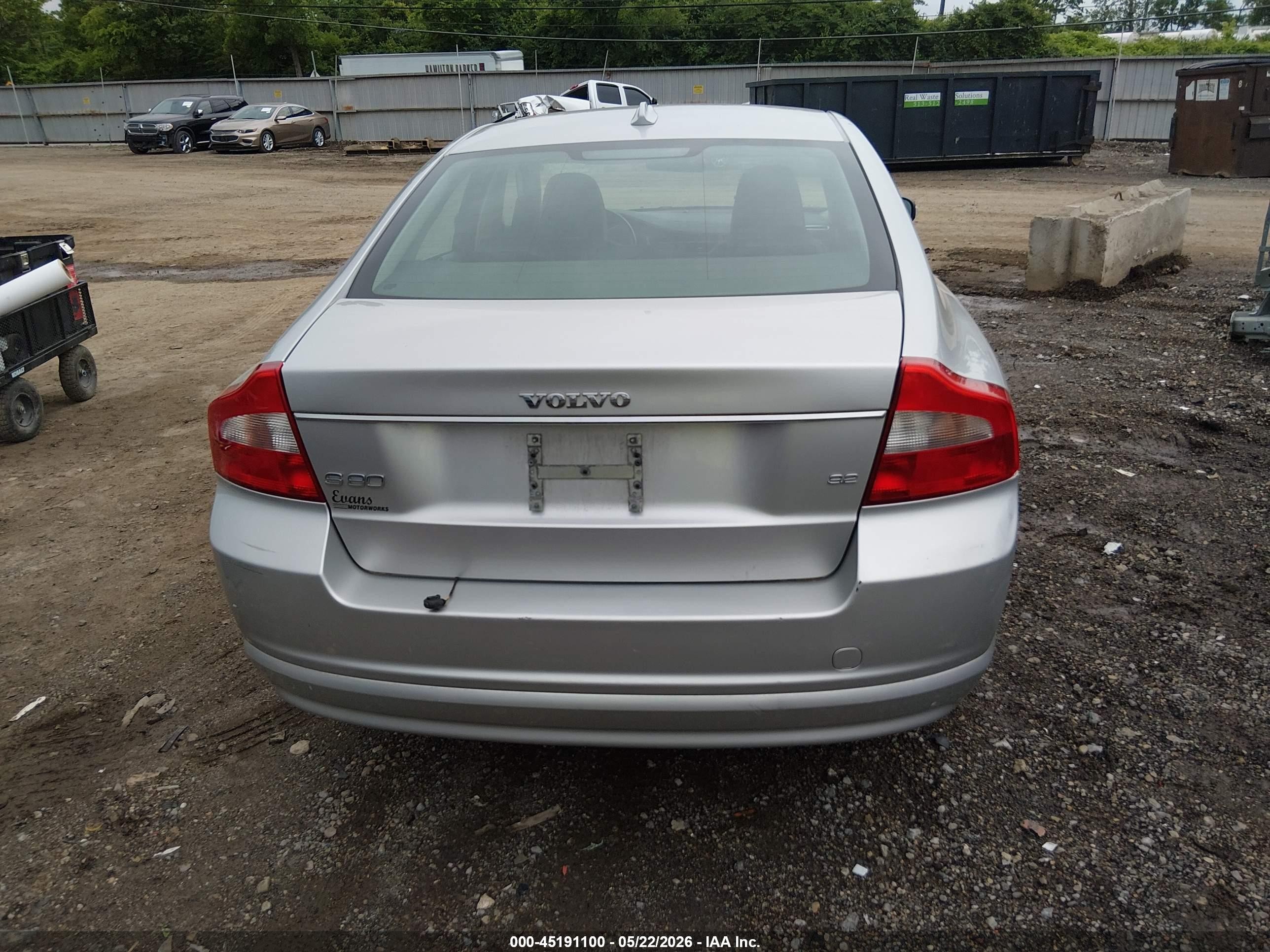 2008 Volvo S80 3.2 Silver vin: YV1AS982381081441