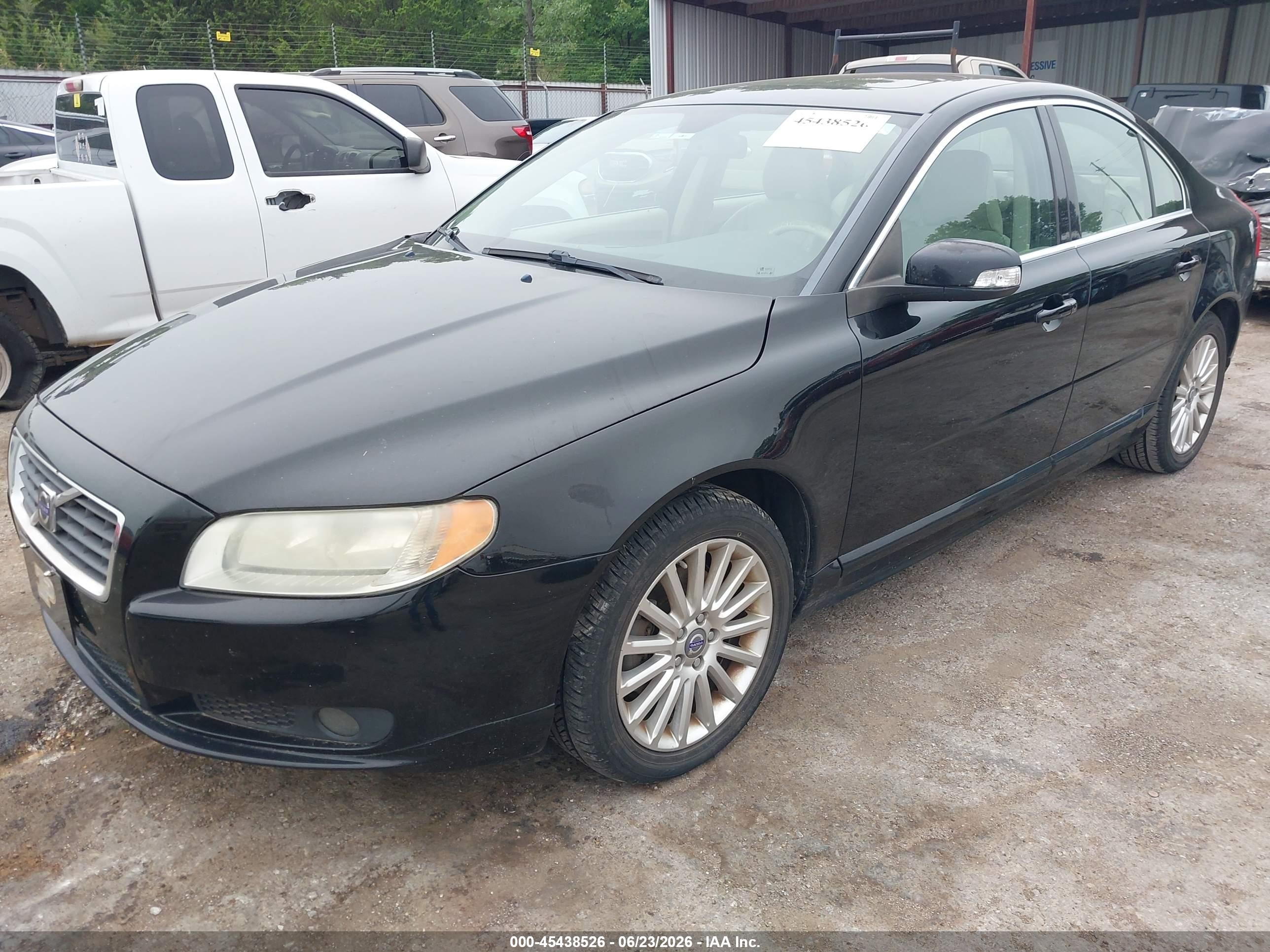 2008 Volvo S80 3.2l Black vin: YV1AS982481079875