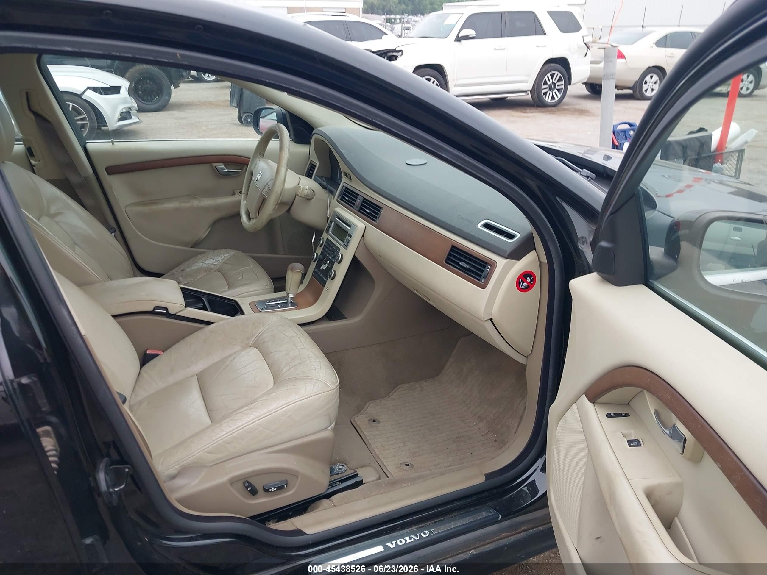 2008 Volvo S80 3.2l Black vin: YV1AS982481079875