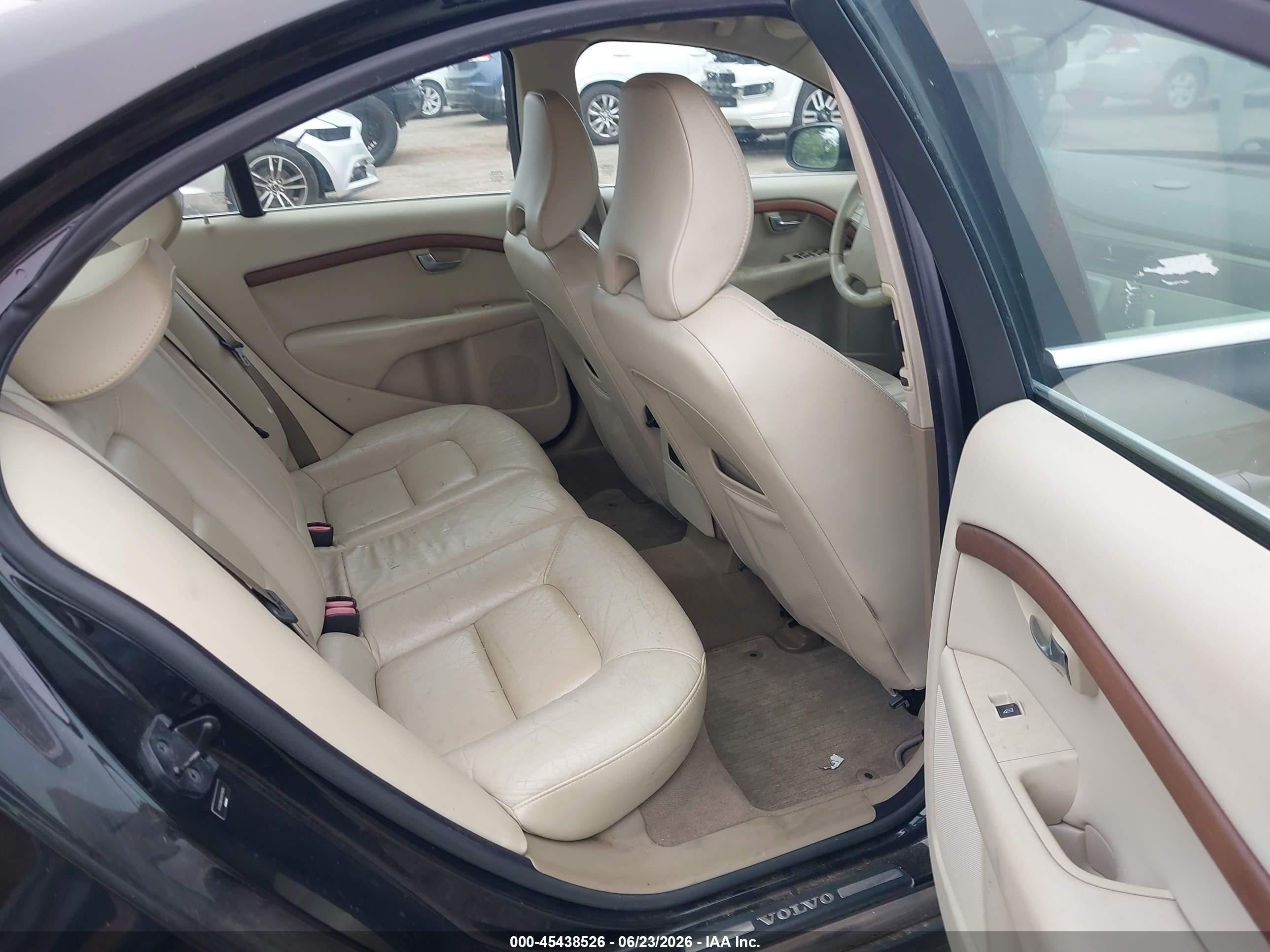 2008 Volvo S80 3.2l Black vin: YV1AS982481079875