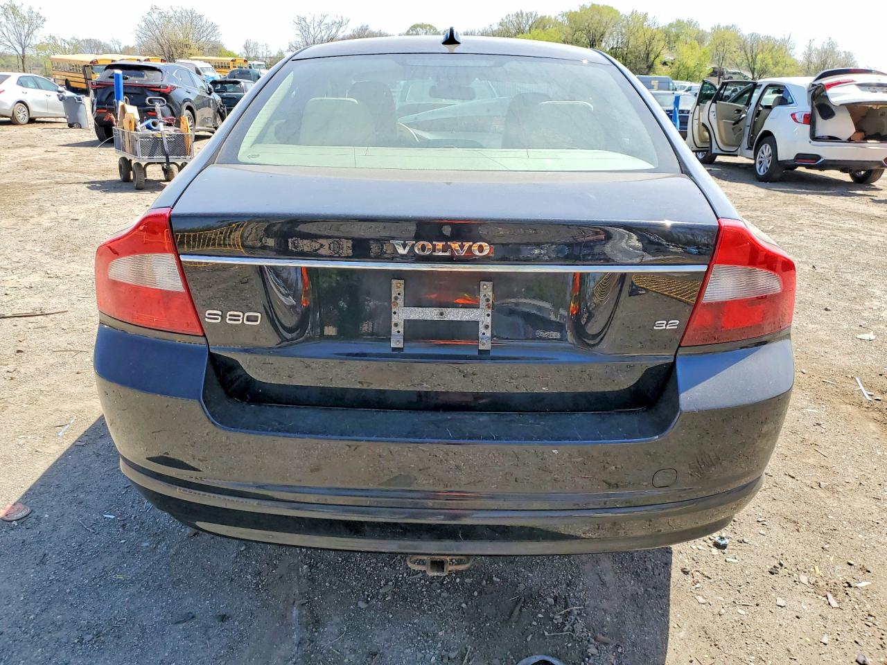 2008 Volvo S80 3.2 Black vin: YV1AS982481081576