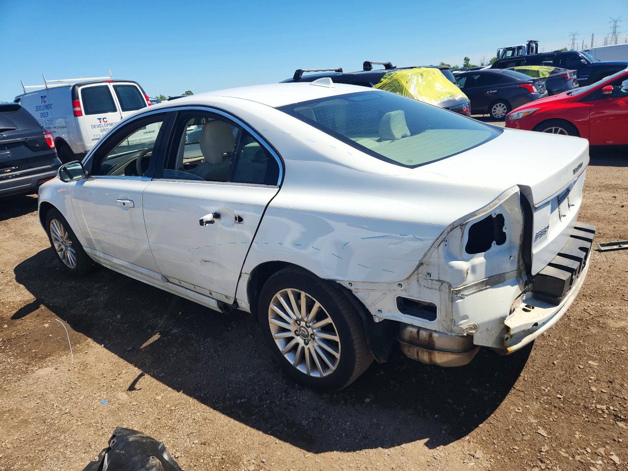 2007 Volvo S80 3.2 Белый vin: YV1AS982571021319
