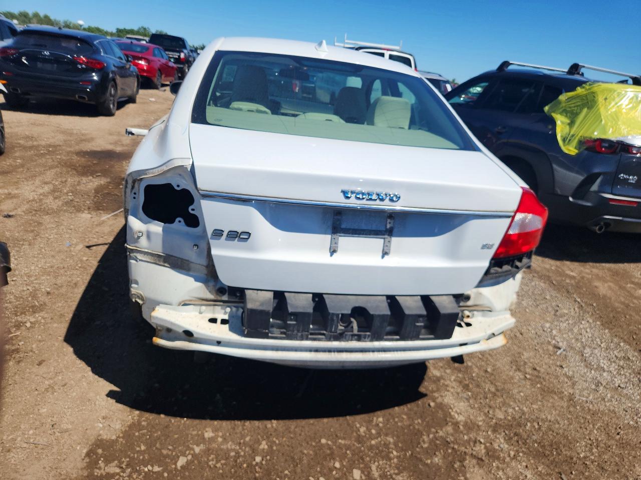 2007 Volvo S80 3.2 Белый vin: YV1AS982571021319