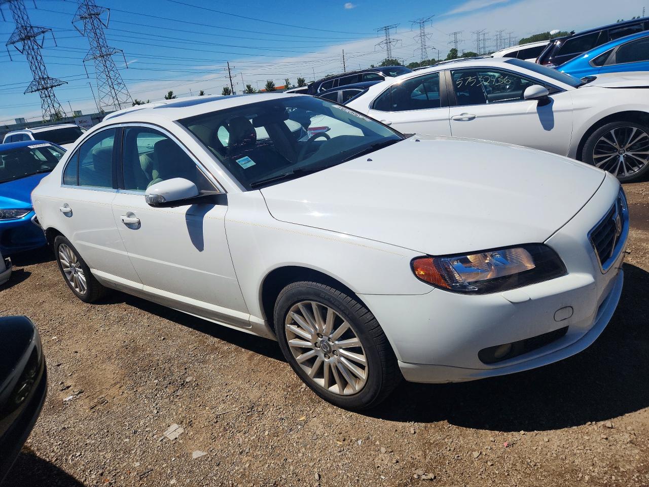 2007 Volvo S80 3.2 Белый vin: YV1AS982571021319