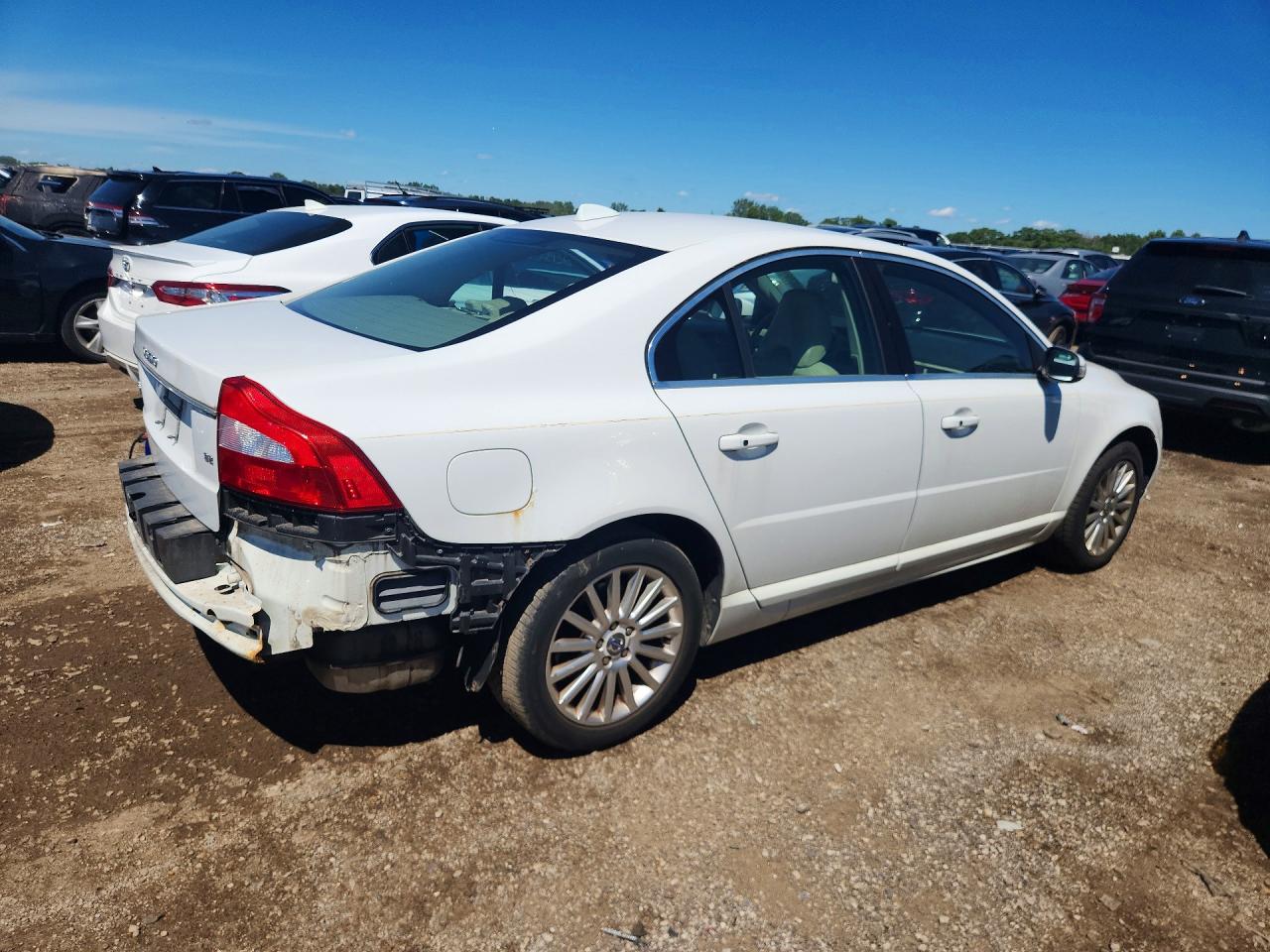 2007 Volvo S80 3.2 Белый vin: YV1AS982571021319
