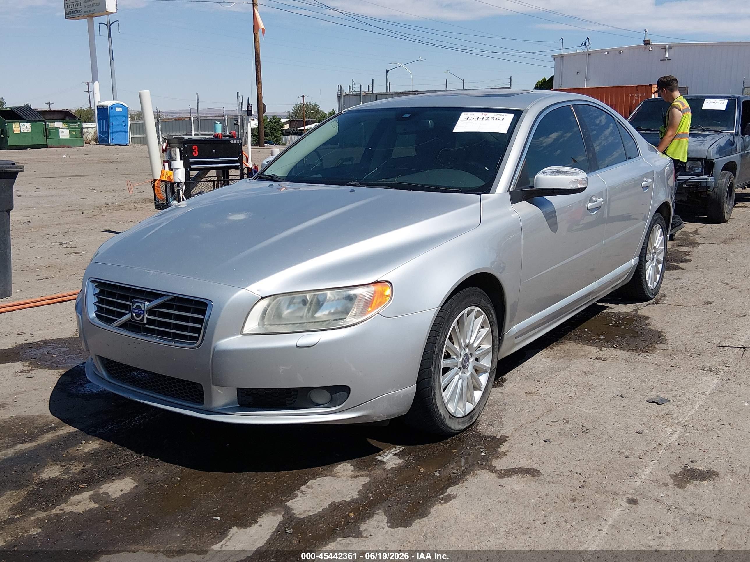 2008 Volvo S80 3.2l Gray vin: YV1AS982581078699